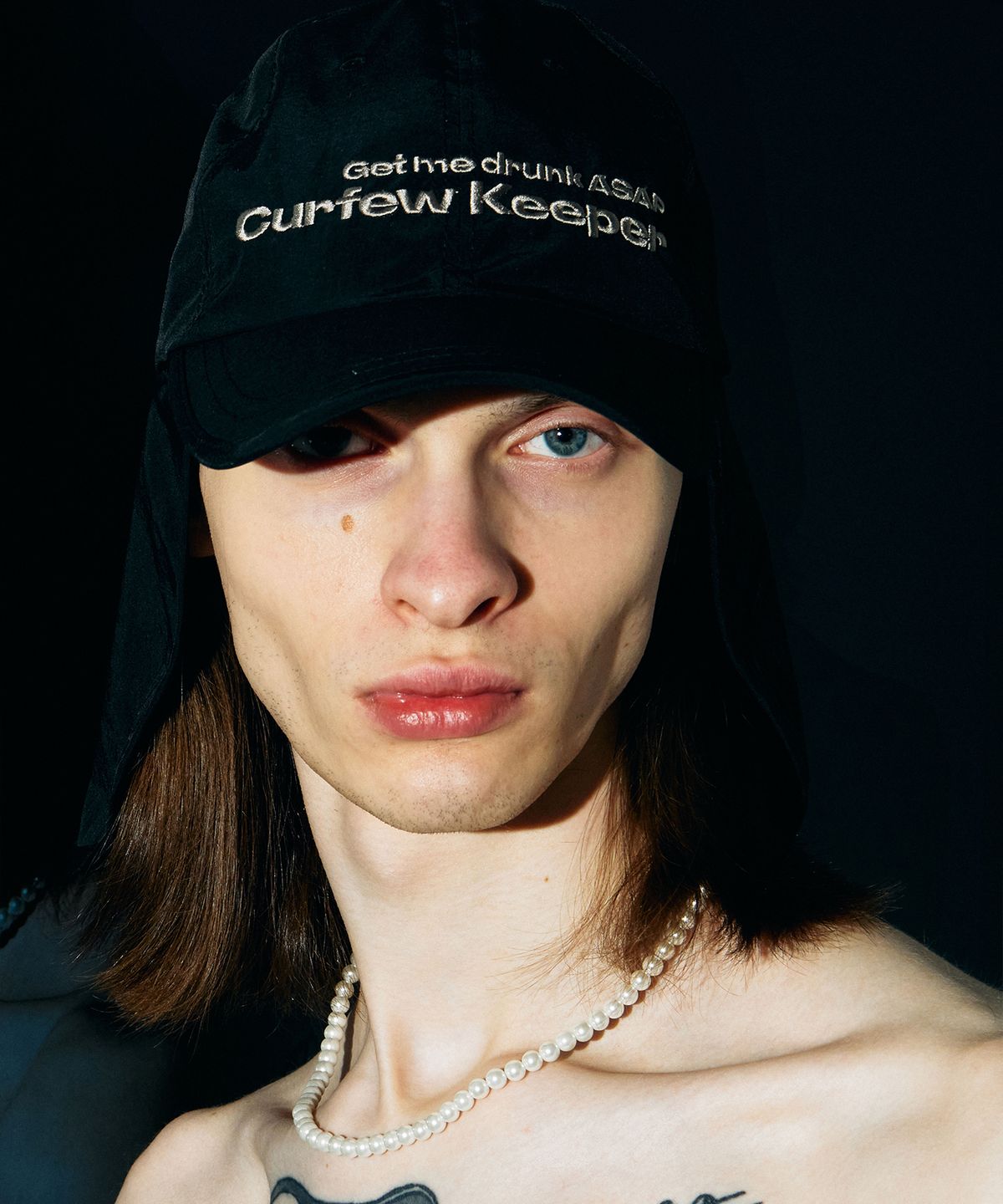 스컬프터(SCULPTOR) Keep Swear Earflap Cap Black