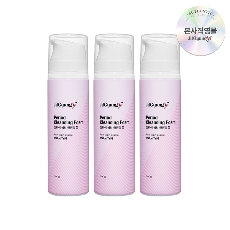 여성청결제 생리 클렌징 폼 150g x 3개