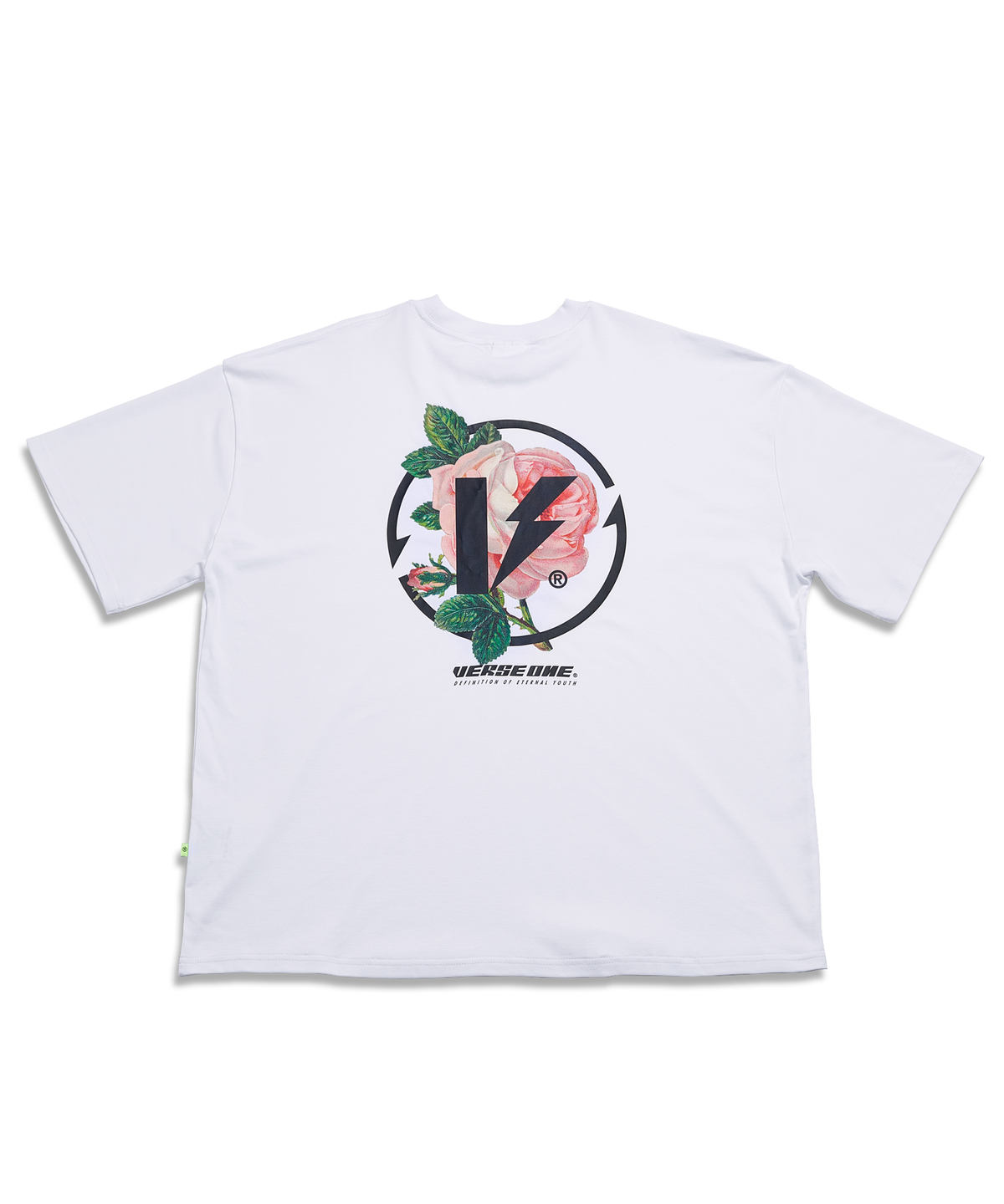 벌스원(VERSE ONE) FLOWER SYMBOL LOGO T-SHIRTS WHITE