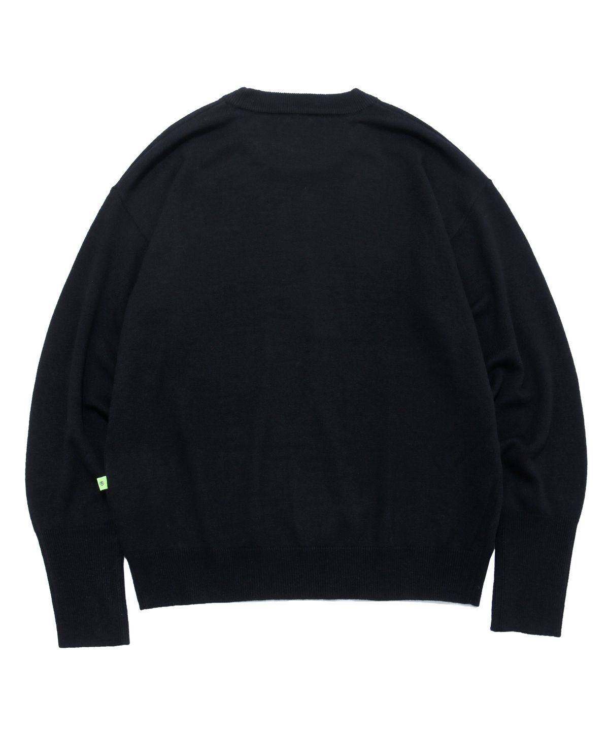 벌스원(VERSE ONE) MERINO WOOL BASIC KNIT SWEATER BLACK