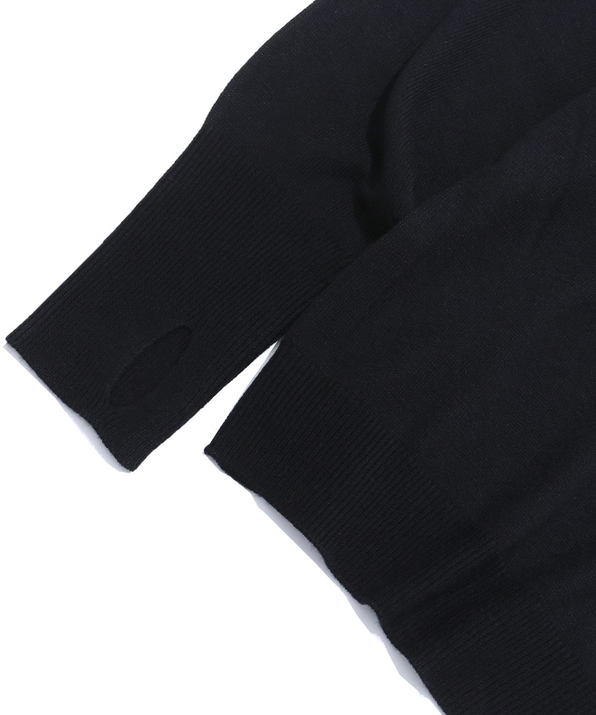 벌스원(VERSE ONE) MERINO WOOL BASIC KNIT SWEATER BLACK