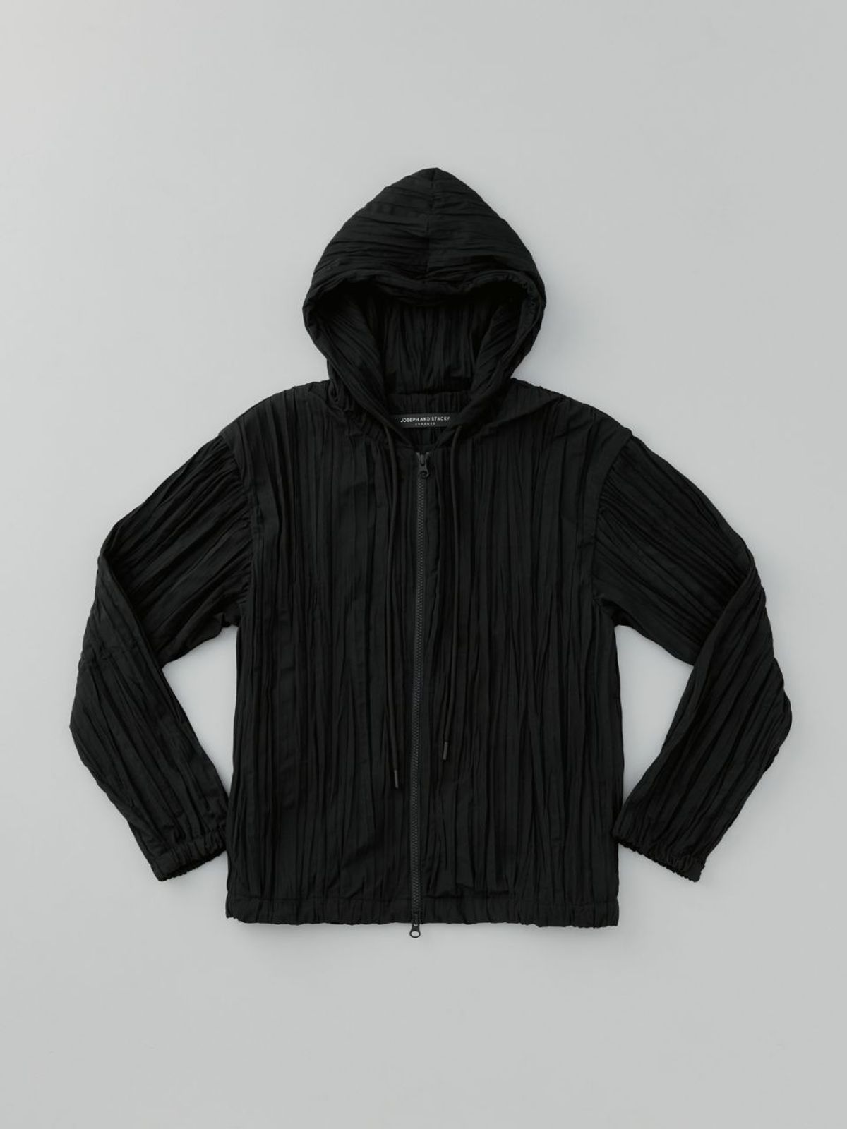조셉앤스테이시(JOSEPH&STACEY) Wake Pleats Hood Zipup (3color)