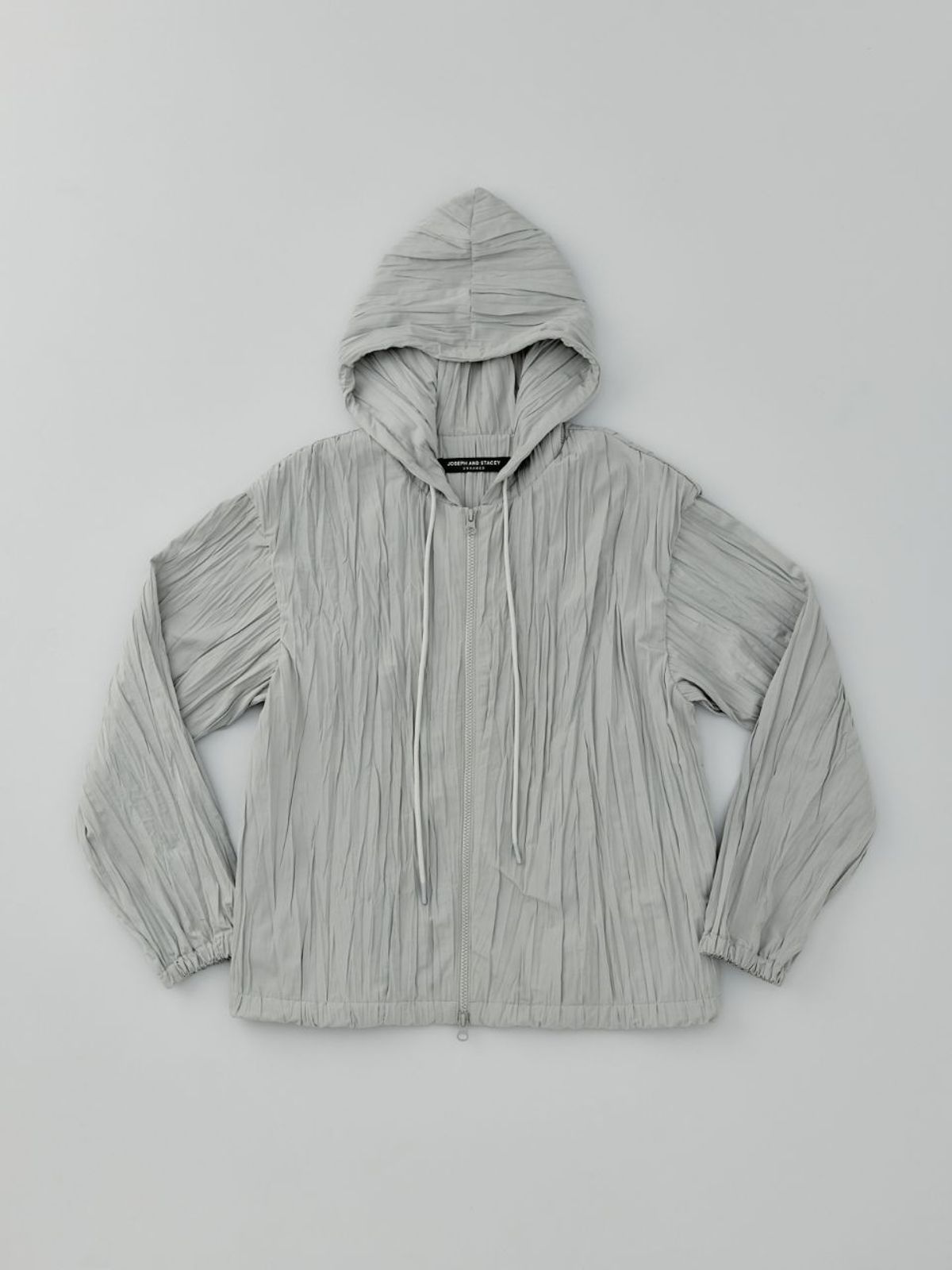 조셉앤스테이시(JOSEPH&STACEY) Wake Pleats Hood Zipup (3color)
