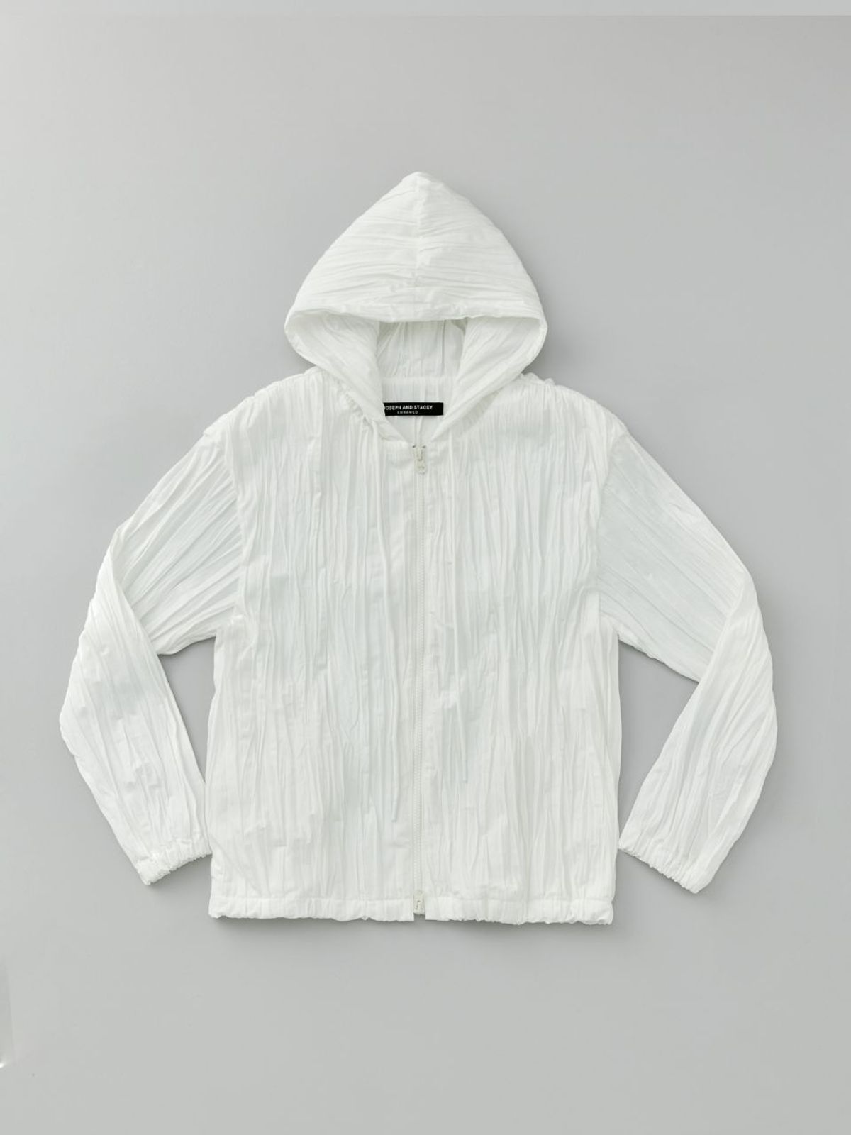 조셉앤스테이시(JOSEPH&STACEY) Wake Pleats Hood Zipup (3color)