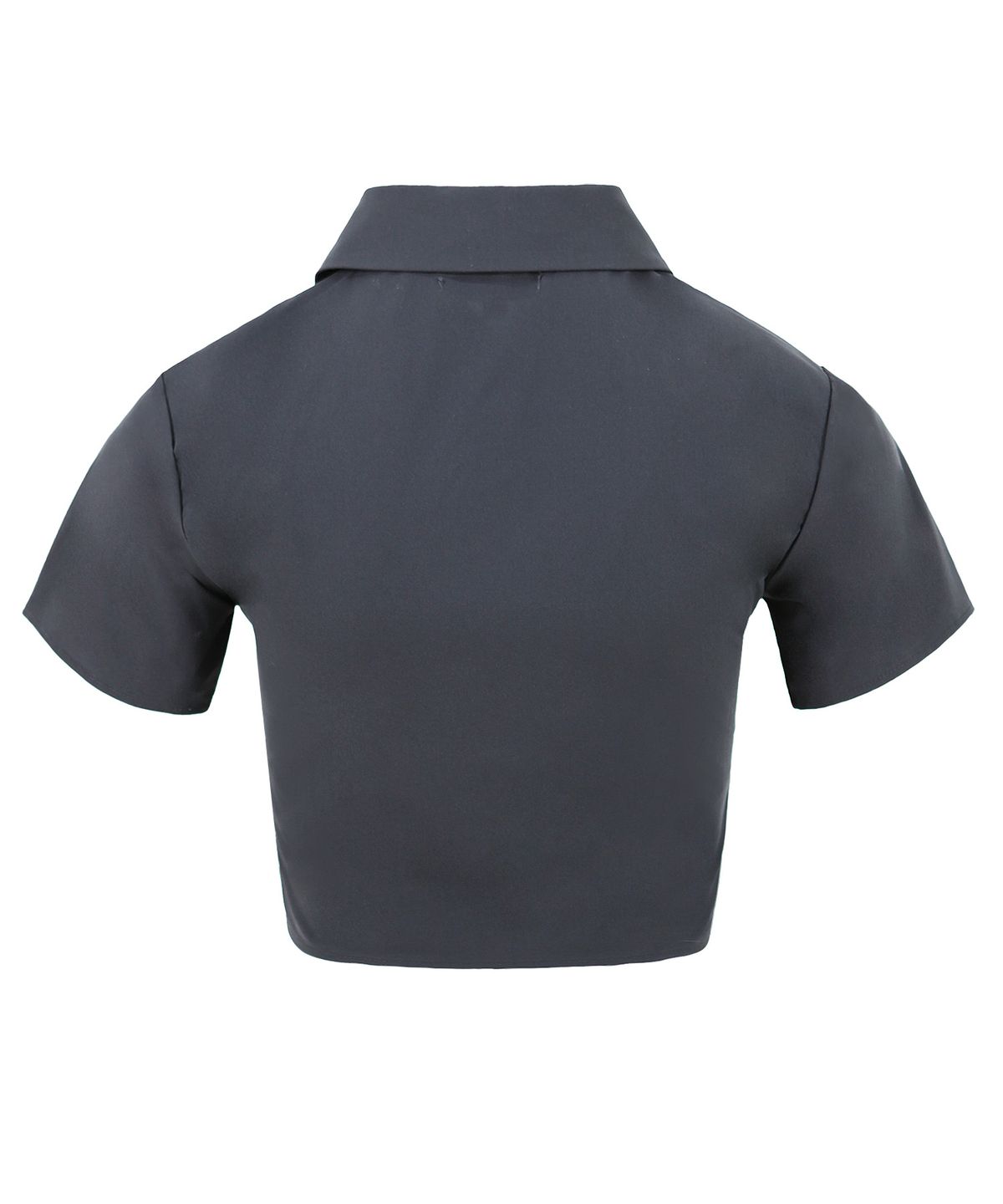 플라즈마스페어(PLASMA SPHERE) WELL SHIRT IN GREY(크롭 집업 셔츠)