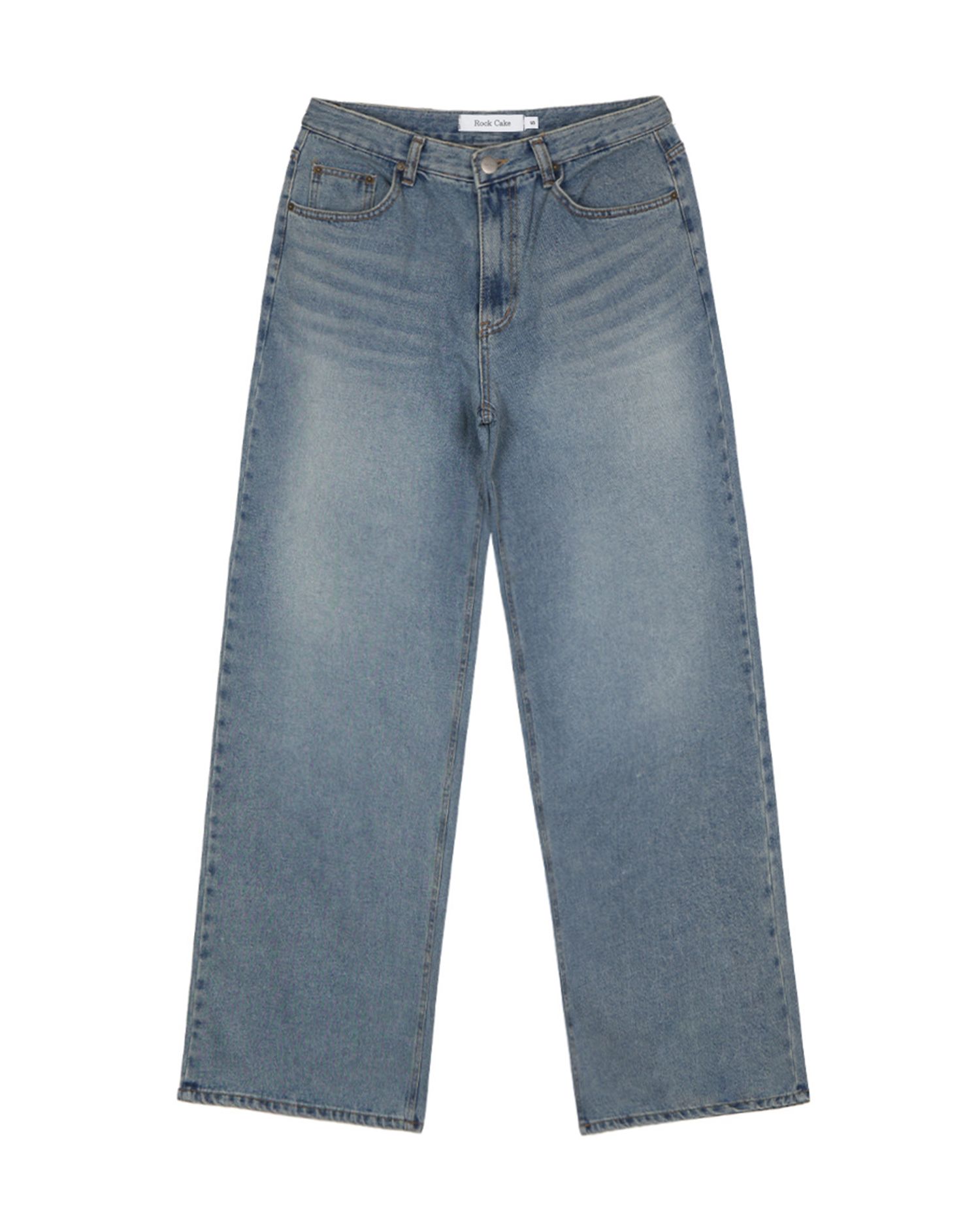MUSINSA公式 | ROCKCAKE Dixy Low Rise Wide Jeans - Light Blue
