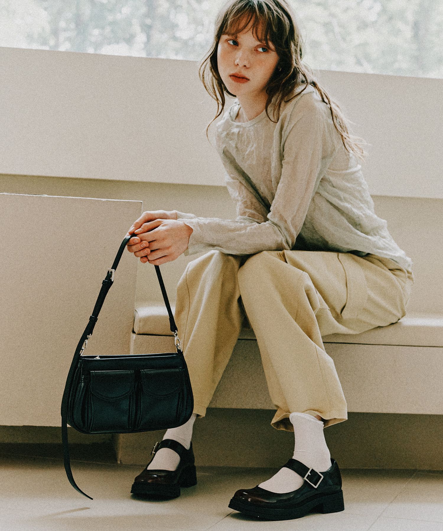 ◆SQUARELINE◆Beemer 2WAY Shoulder Bag MUSINSA | SQUARELINE Beemer - 4color