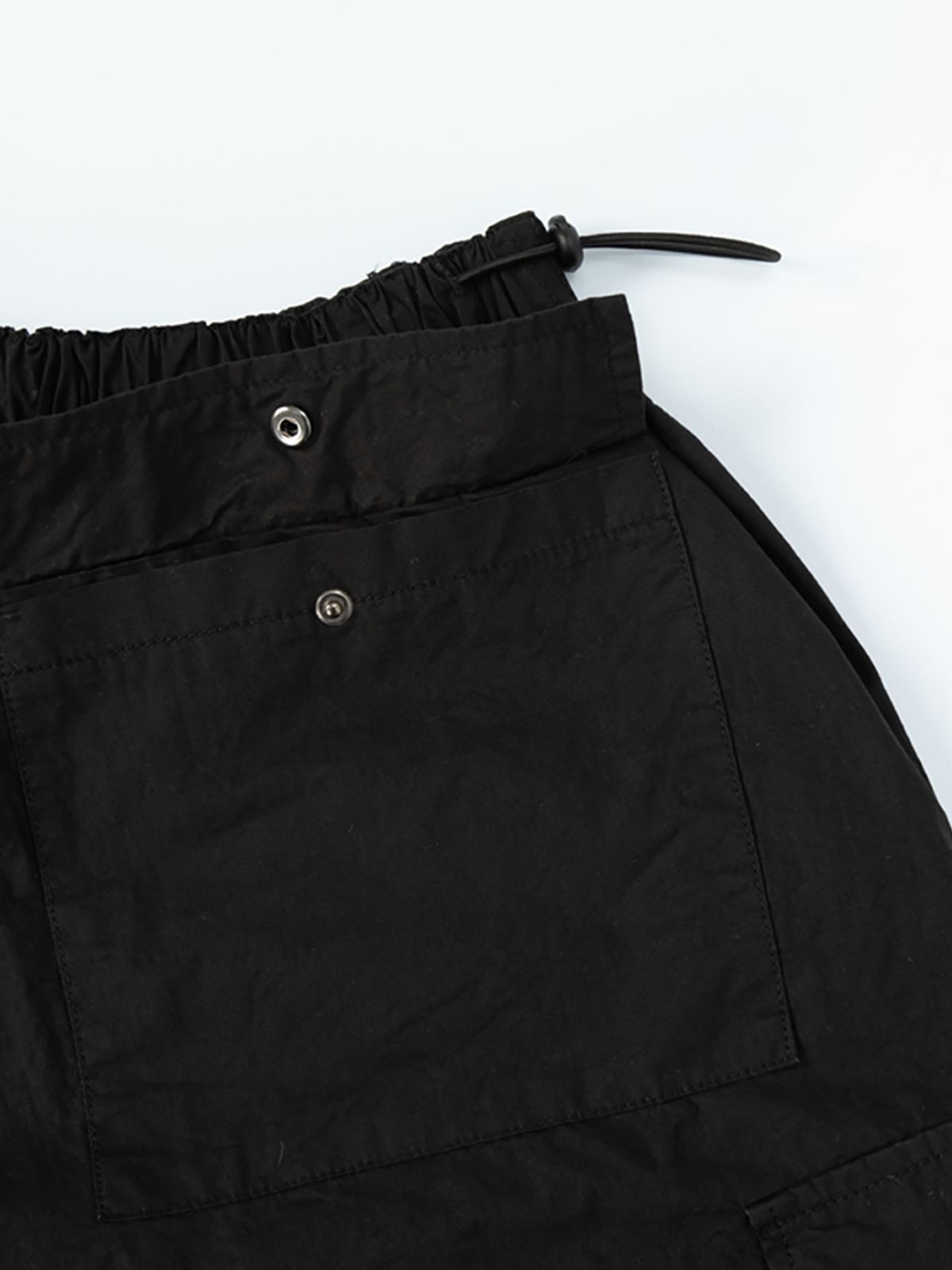 에즈이프 캘리(ASIF CALIE) PARACHUTE CARGO PANTS BLACK