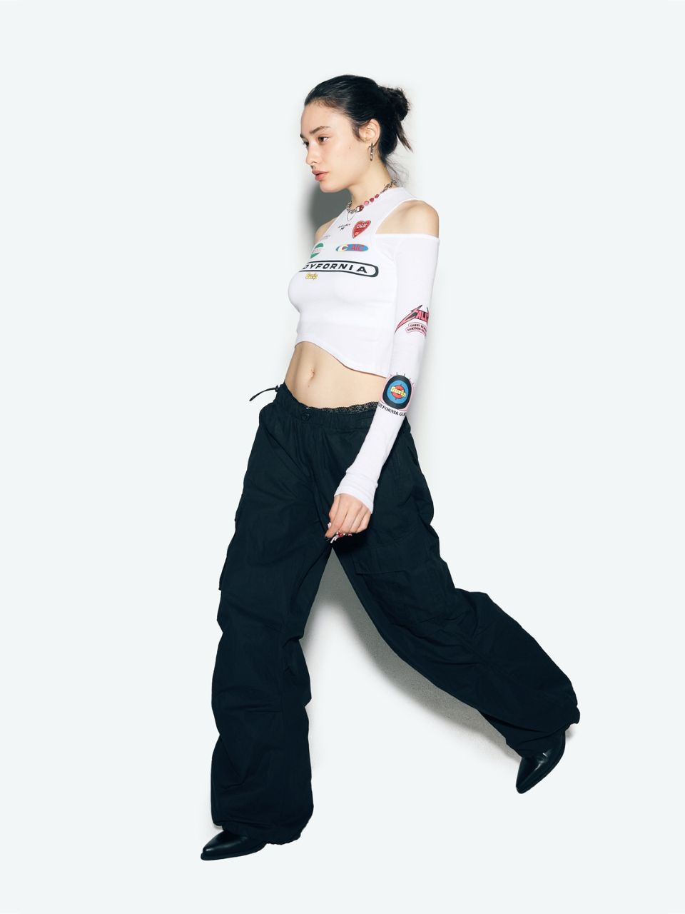 パンツ as if calie WASH PARACHUTE CARGO PANTS BSA156 as if calie WASH PARACHUTE CARGO PANTS BSA156 パンツ