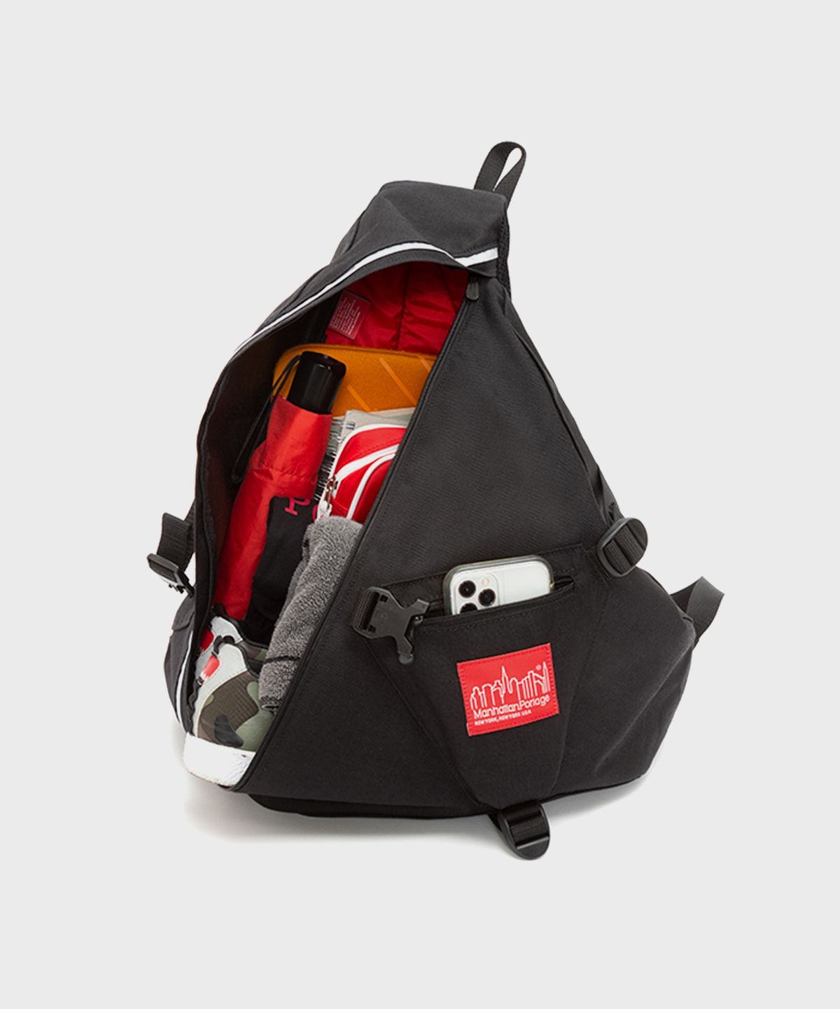 맨하탄 포티지(MANHATTAN PORTAGE) J 슬링 백 Ver.2 L BLACK