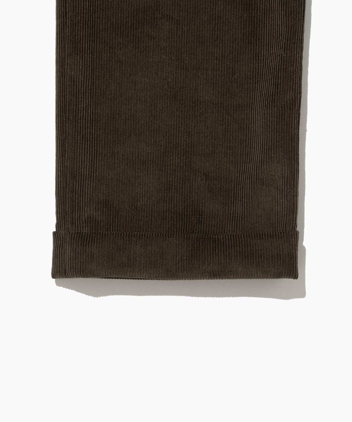 튜드먼트(TTUDEMENT) CORDUROY ROLL UP PANTS BROWN