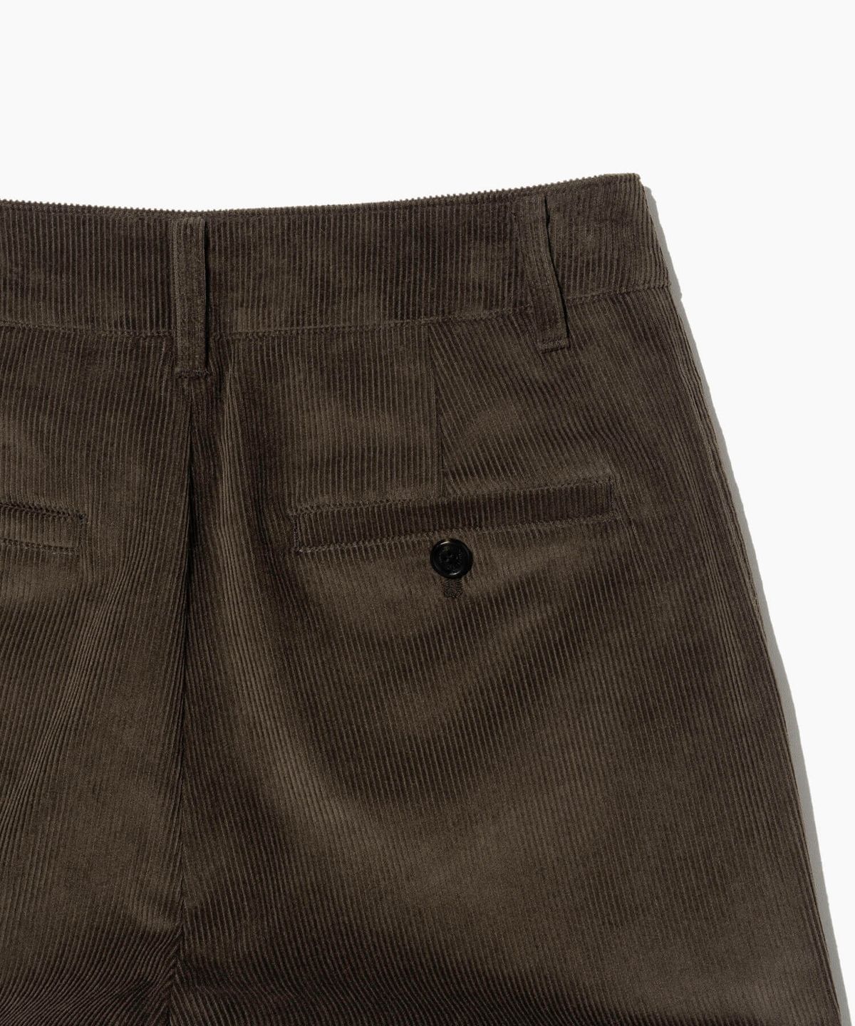 튜드먼트(TTUDEMENT) CORDUROY ROLL UP PANTS BROWN