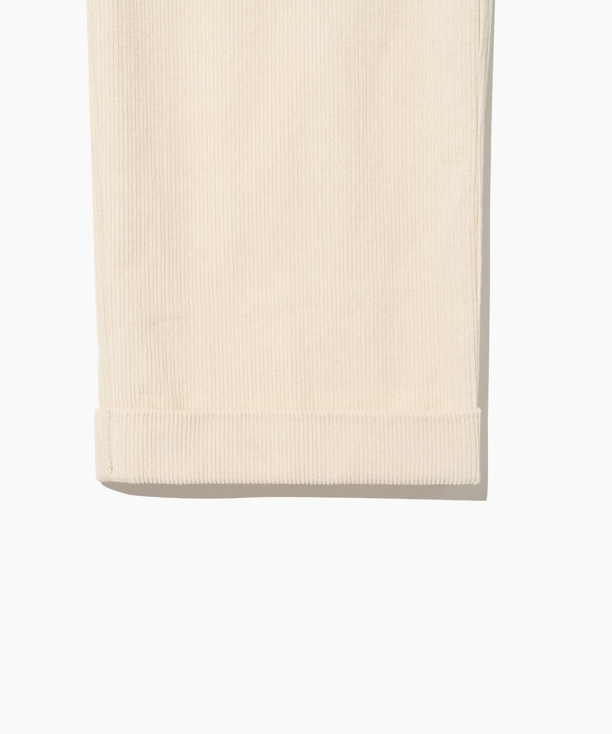 튜드먼트(TTUDEMENT) CORDUROY ROLL UP PANTS CREAM