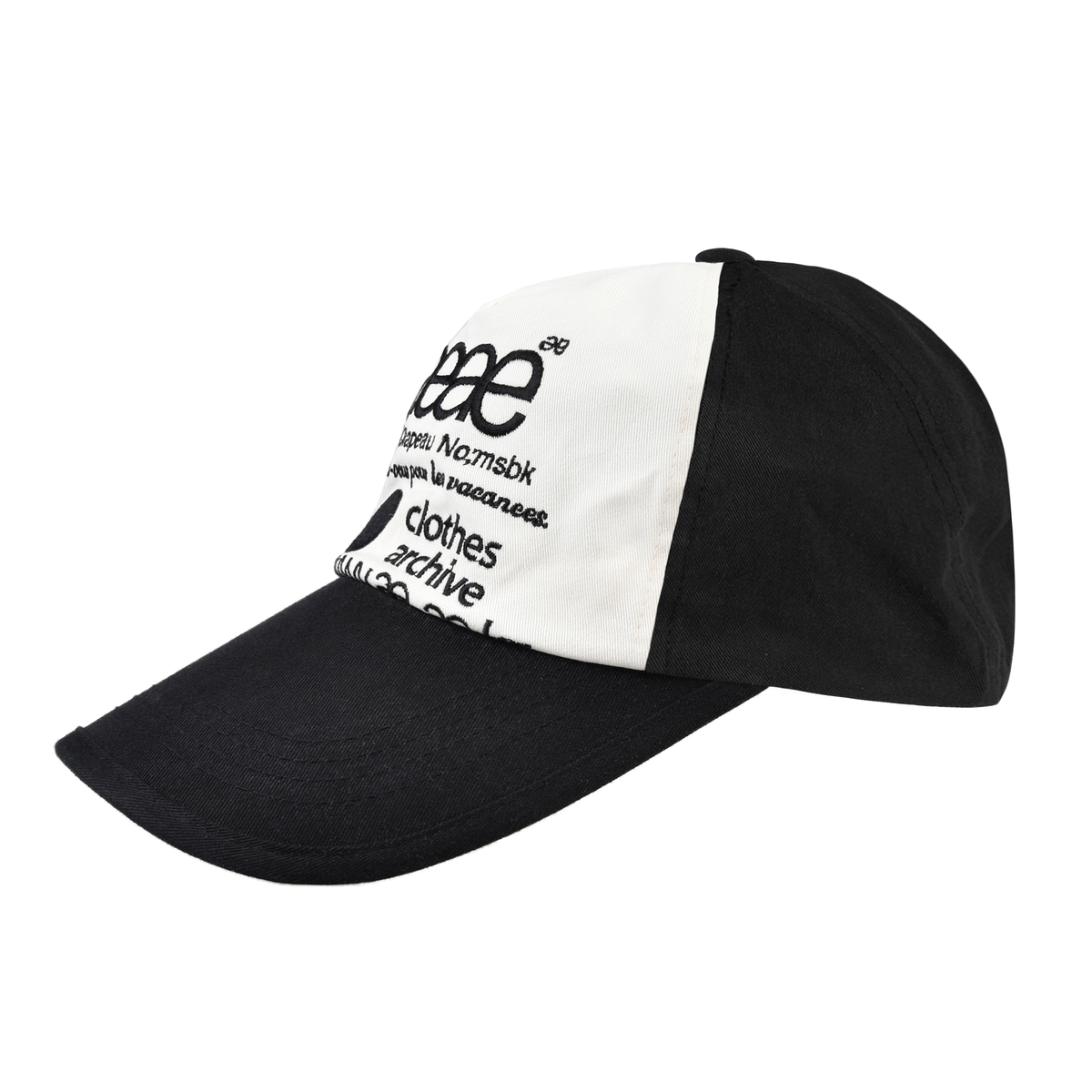 에이이에이이(AEAE) WEB LOGO TWO TONE BALL CAP - [BLACK/WHITE]
