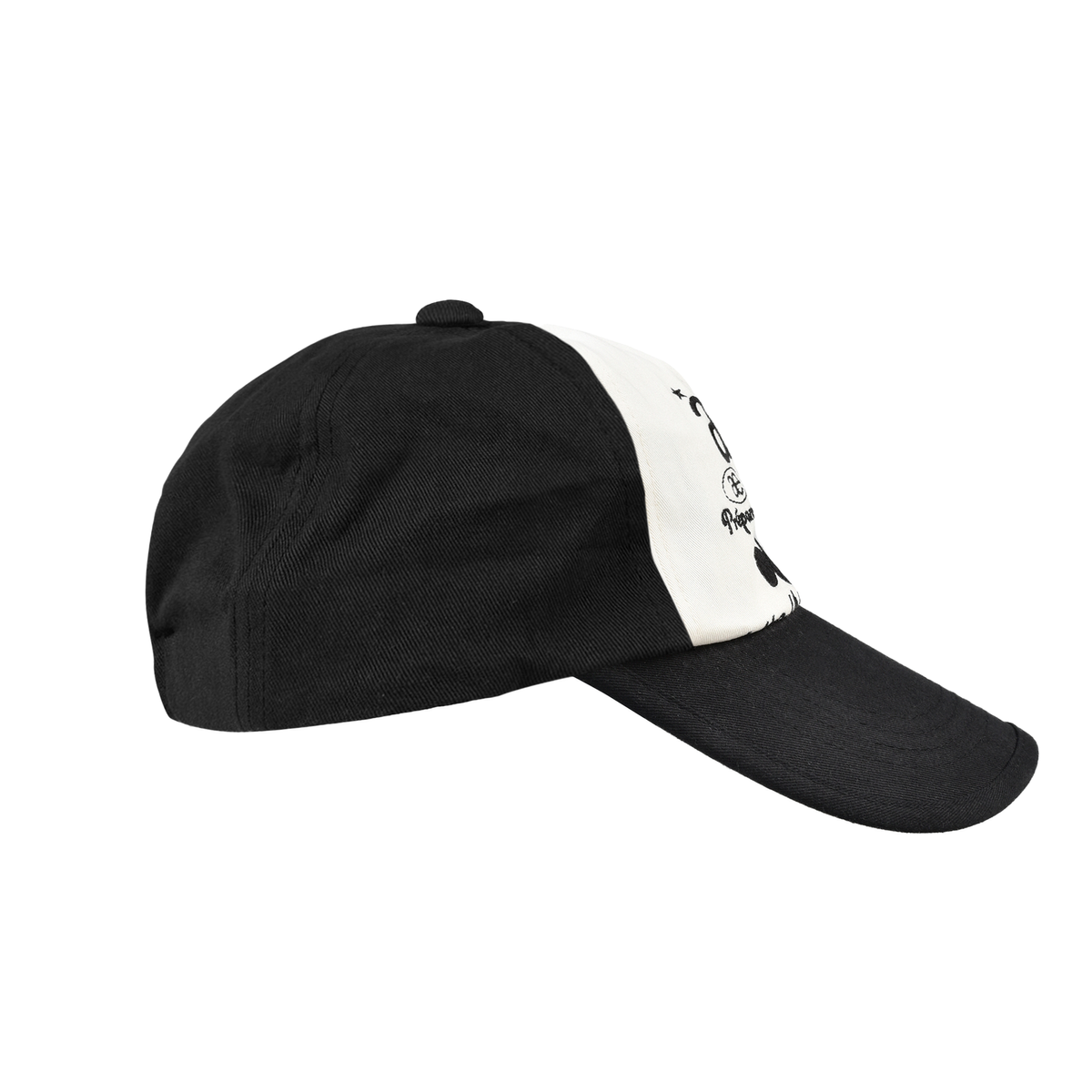 에이이에이이(AEAE) WEB LOGO TWO TONE BALL CAP - [BLACK/WHITE]