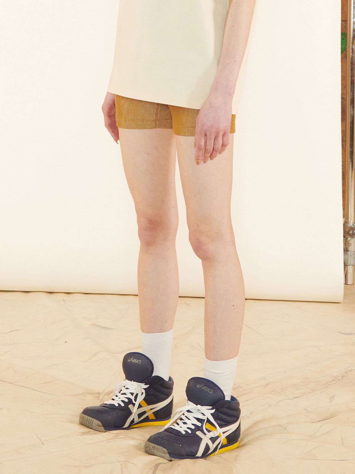 기준(KIJUN) Bike Shorts Brown