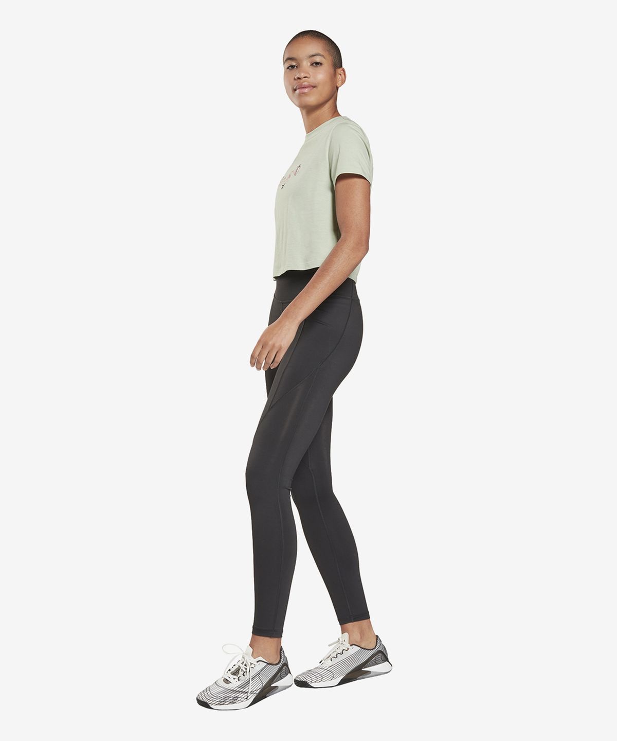 리복(REEBOK) Radicalm Q2 Printed 티셔츠 - 라이트 그린 / HC4921