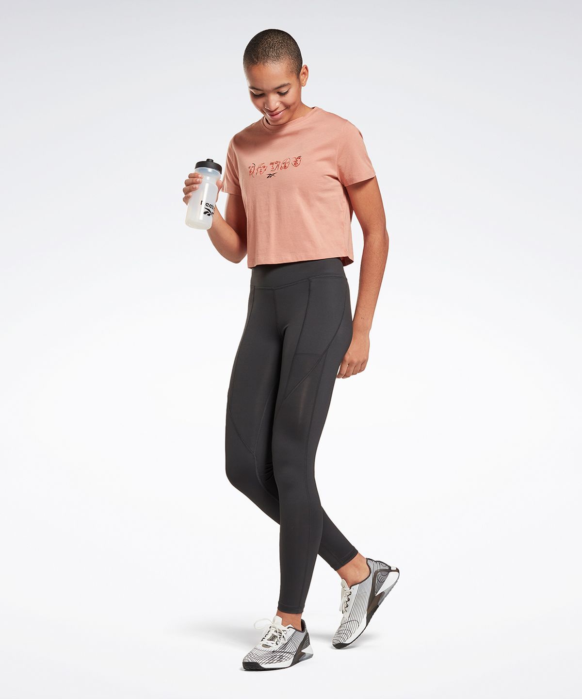 리복(REEBOK) Radicalm Q2 Printed 티셔츠 - 코랄 / HC4922