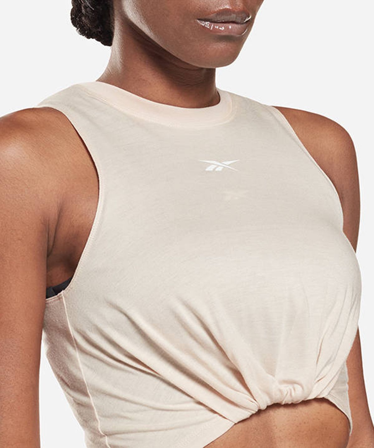 리복(REEBOK) S Gathered Solid Tank TOP - 크림 / HG0829