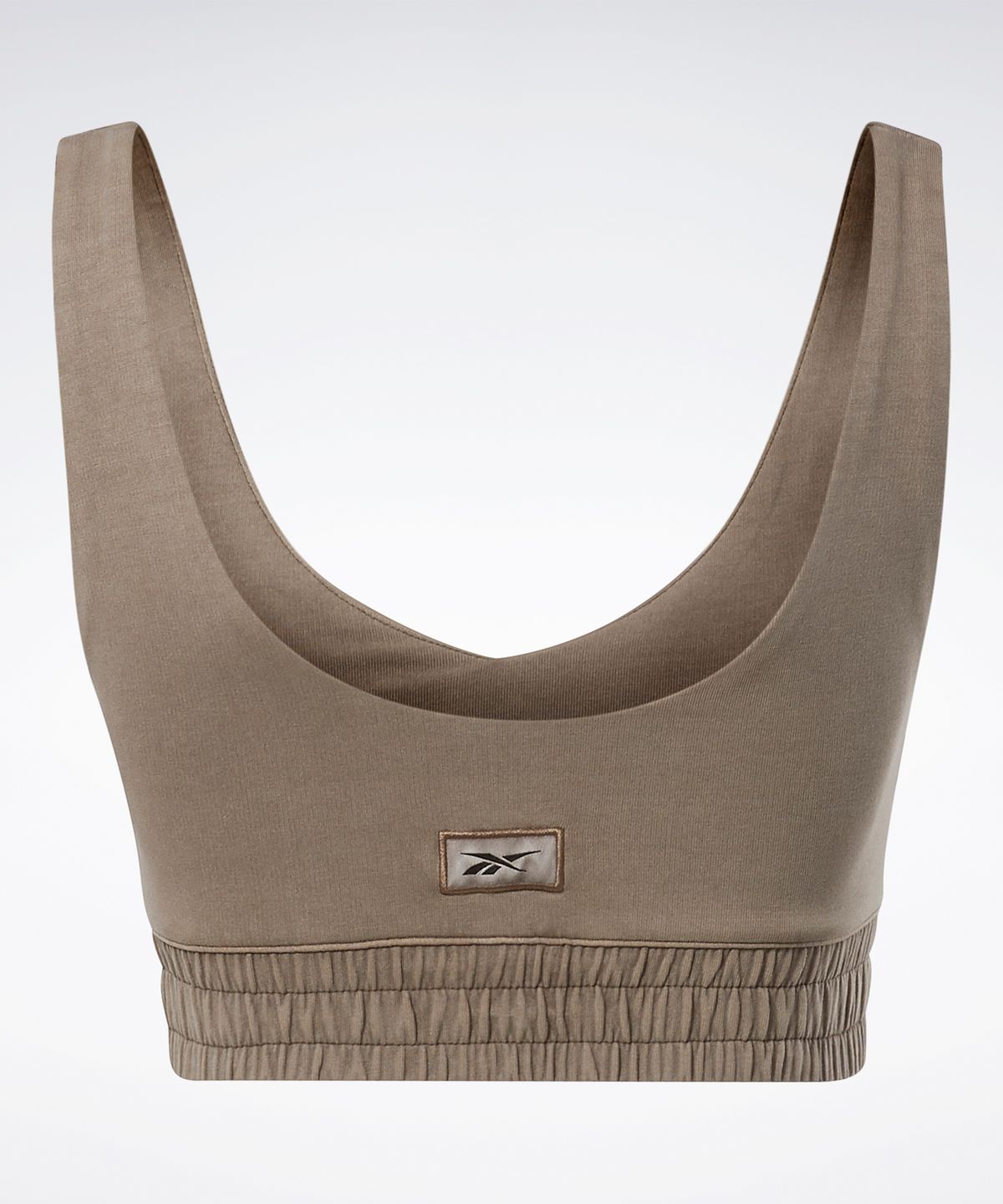 리복(REEBOK) CL RBK ND FITTED BRALETTE - 그레이 / HN4394