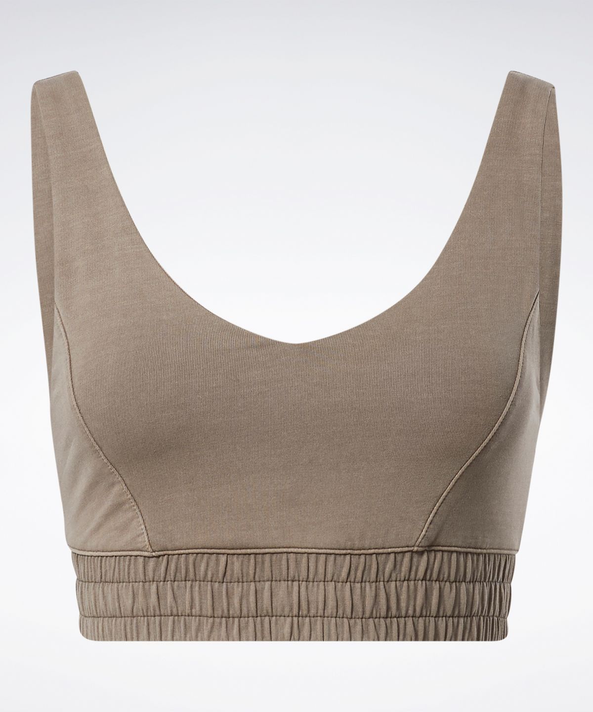 리복(REEBOK) CL RBK ND FITTED BRALETTE - 그레이 / HN4394
