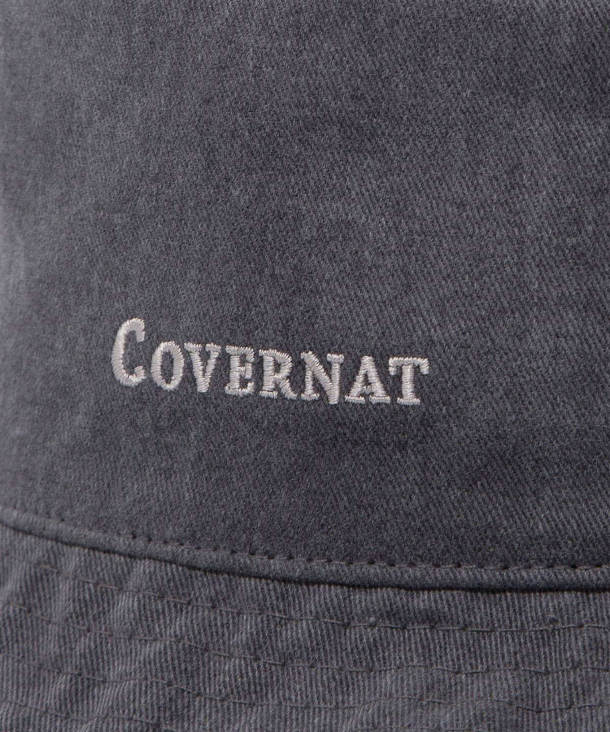 커버낫(COVERNAT) 워시드 버킷 햇 차콜