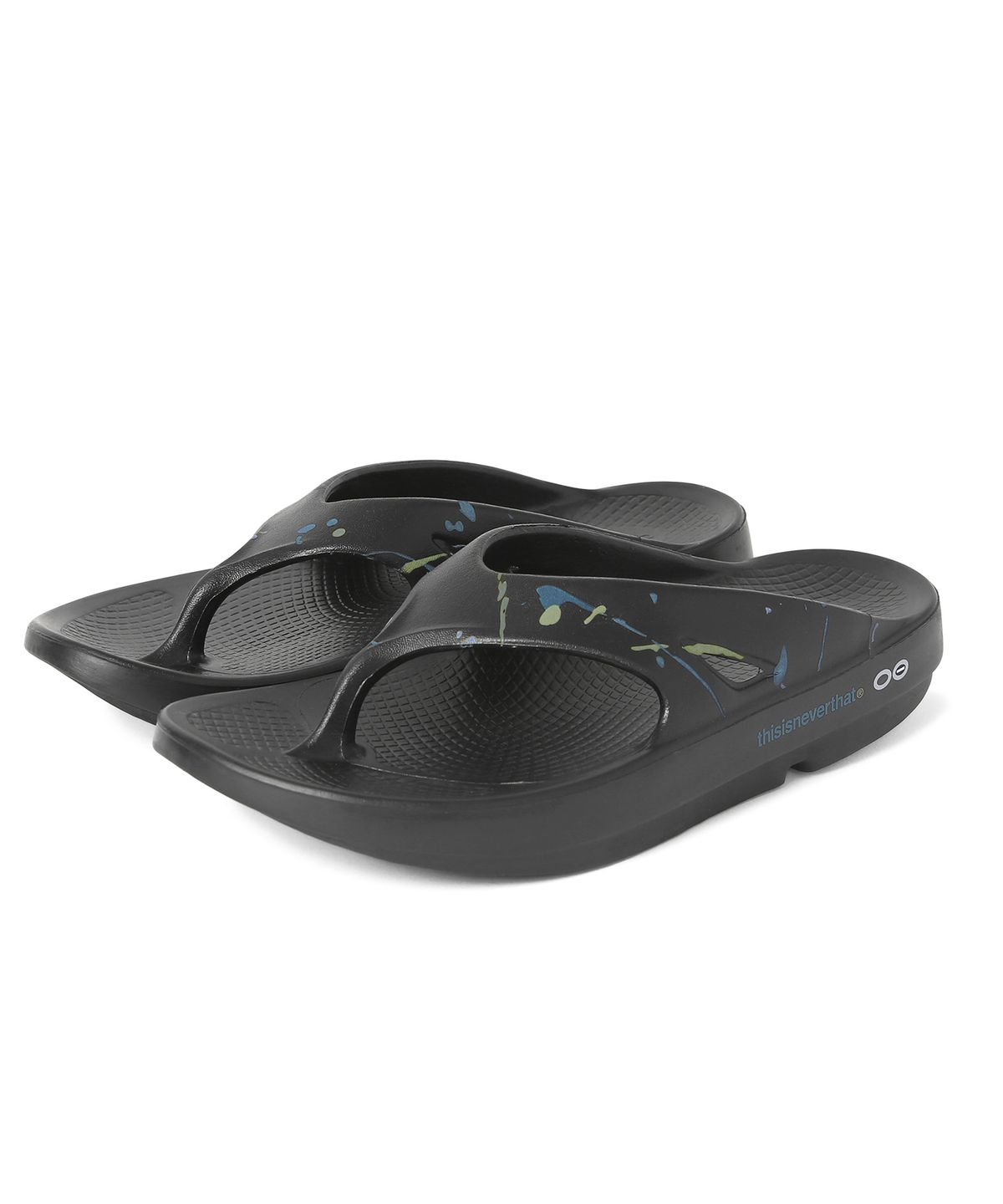 디스이즈네버댓(THISISNEVERTHAT) TNT OOFOS Flip Flop Black