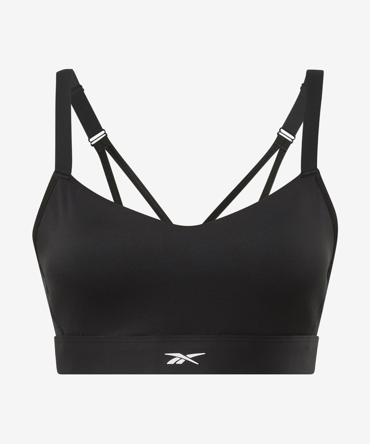 리복(REEBOK) S Lux Strappy Sports Bra - 블랙 / H51841