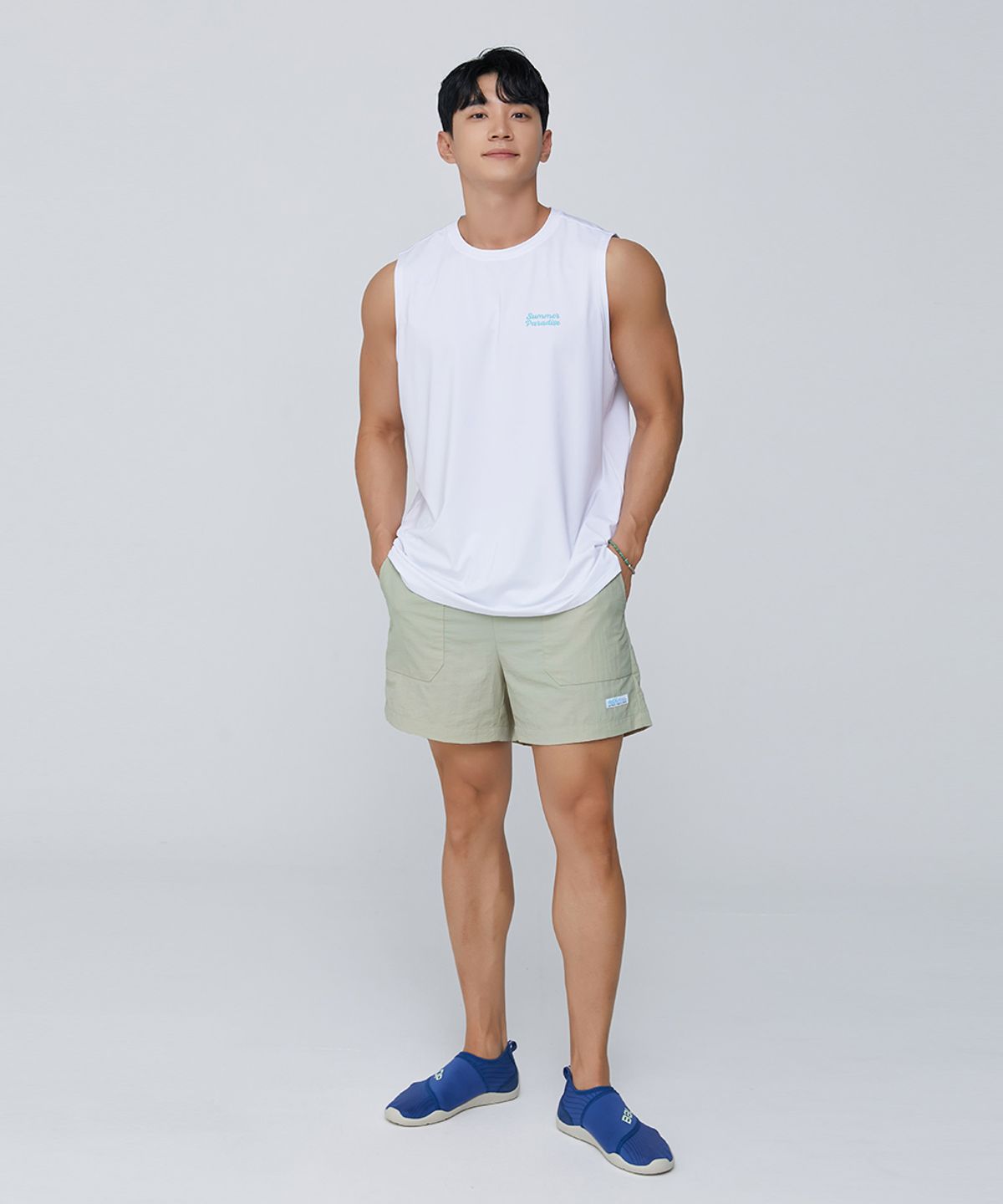 밸롭(BALLOP) 임팩트 쇼츠 베이지