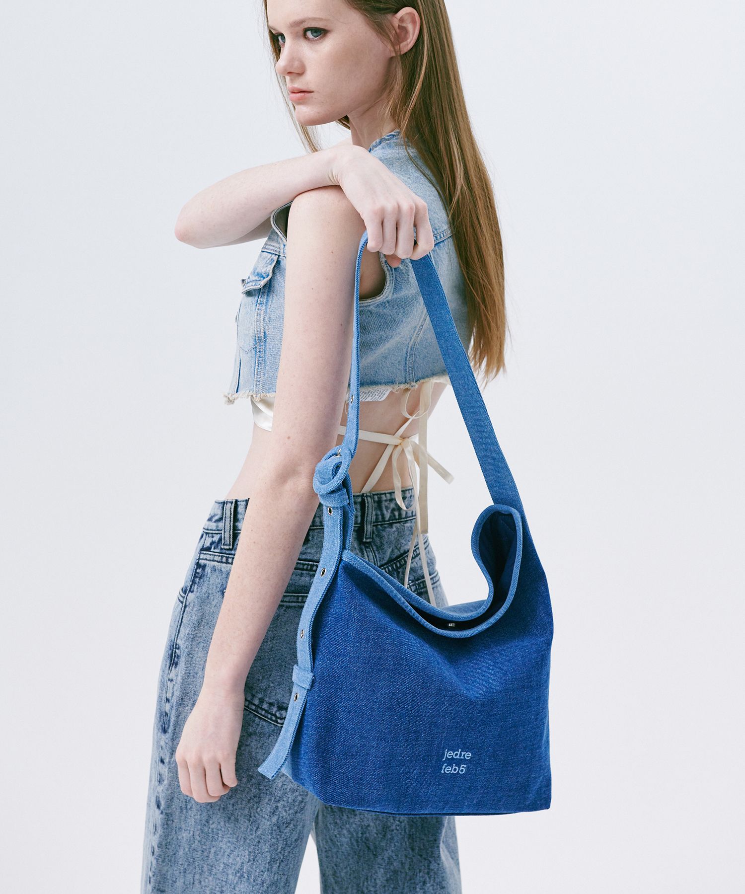 ★ JEDREFEB5★ Slant Hobo Bag 3 Colors j23ash006 MUSINSA | JEDREFEB5 Slant Hobo Bag 3 Colors