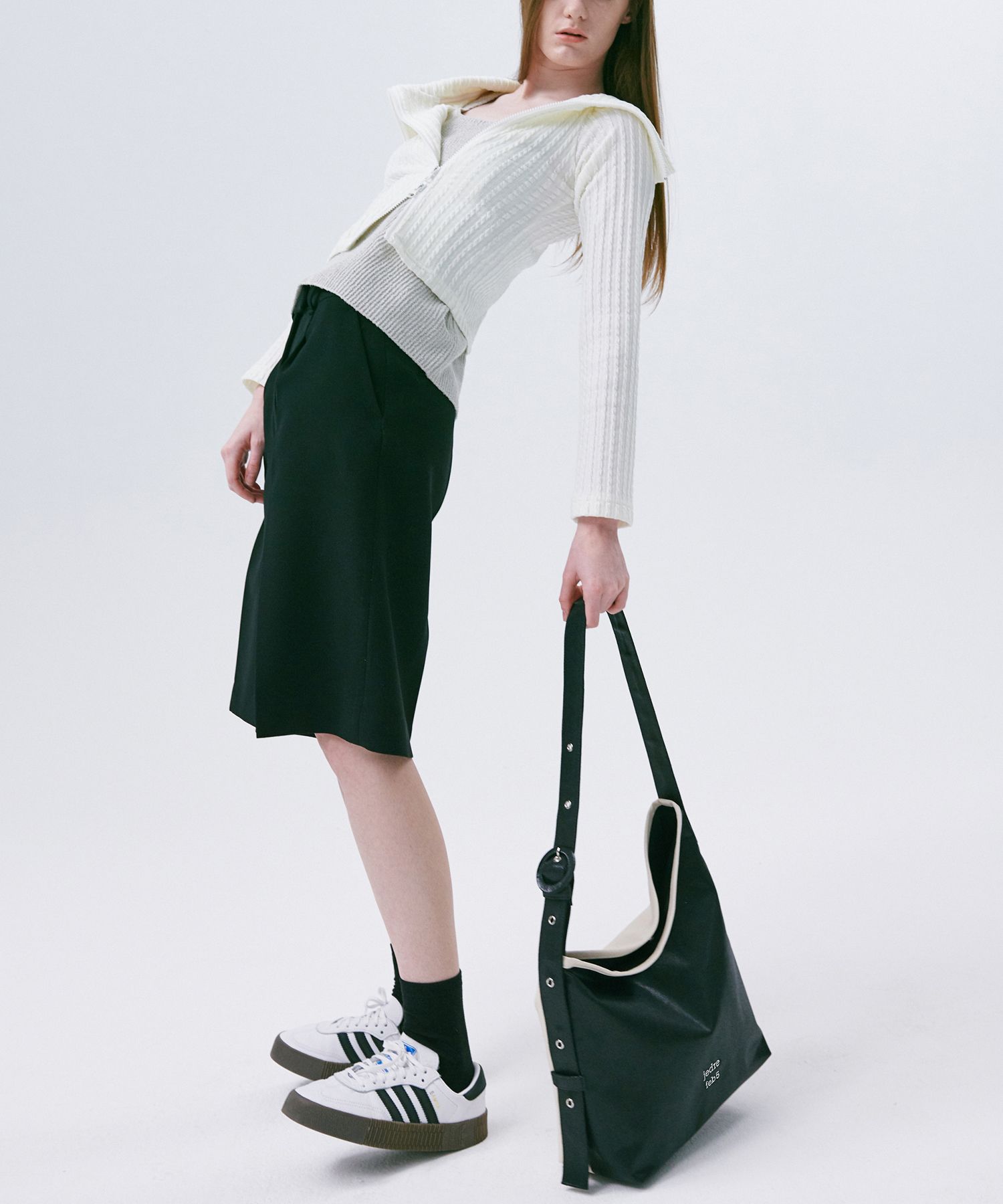 ★ JEDREFEB5★ Slant Large Shoulder Bag Khaki j22bsh006kh MUSINSA | JEDREFEB5 Slant Large Shoulder Bag Khaki