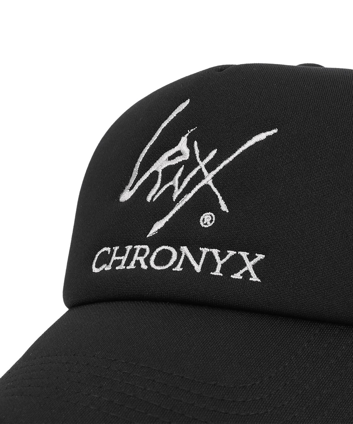 크로닉스(CHRONYX) 570 로고 메쉬 캡 블랙