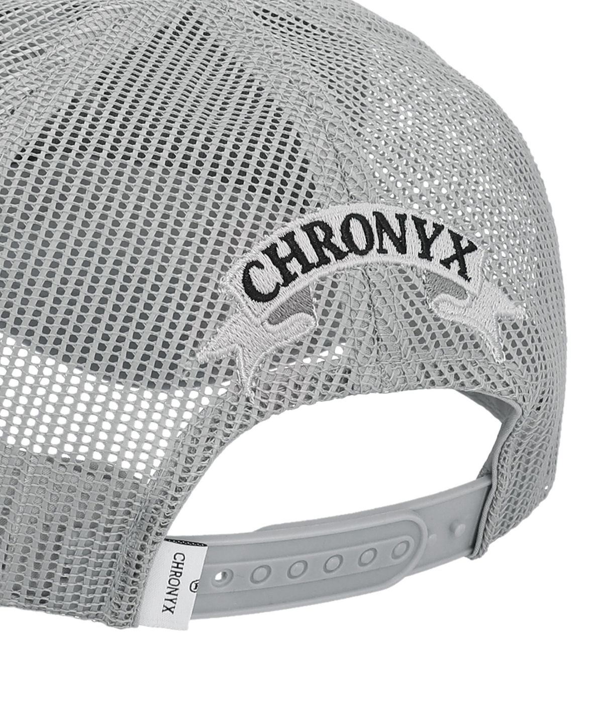 크로닉스(CHRONYX) 570 로고 메쉬 캡 그레이