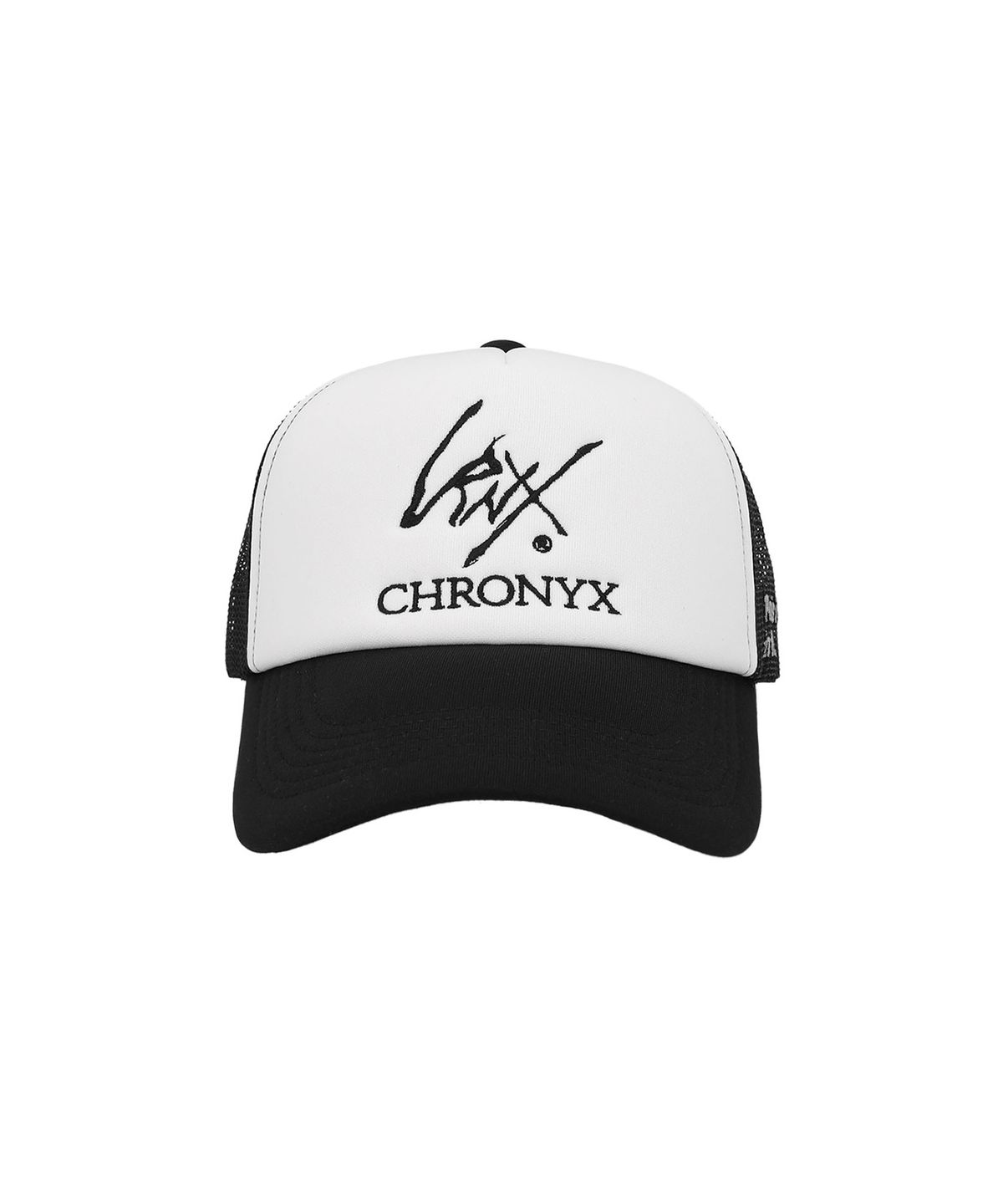 크로닉스(CHRONYX) 570 로고 메쉬 캡 블랙/화이트