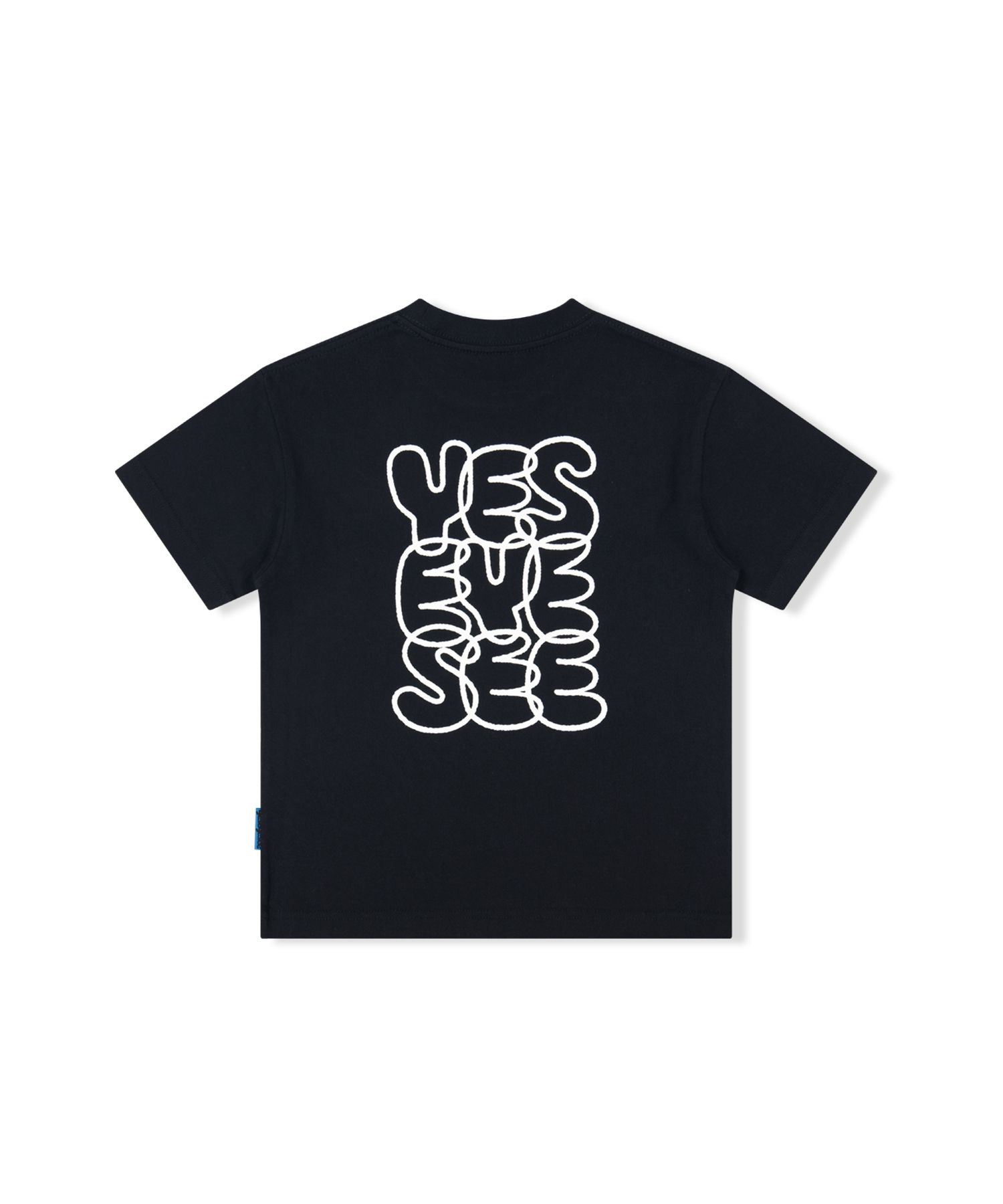 MUSINSA公式 | YESEYESEE C-Logo Kids Tee Black