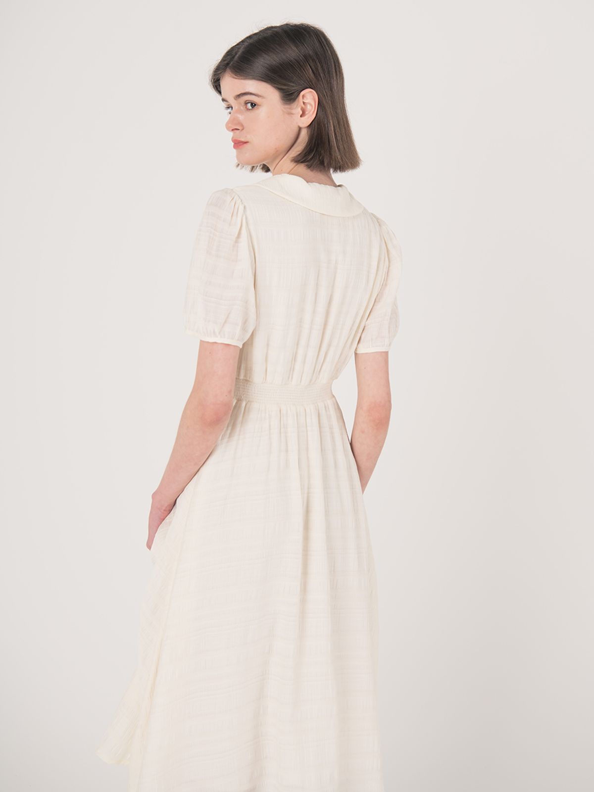 웬스데이딜라잇(WEDNESDAY DELIGHT) WED_Wave texture long dress