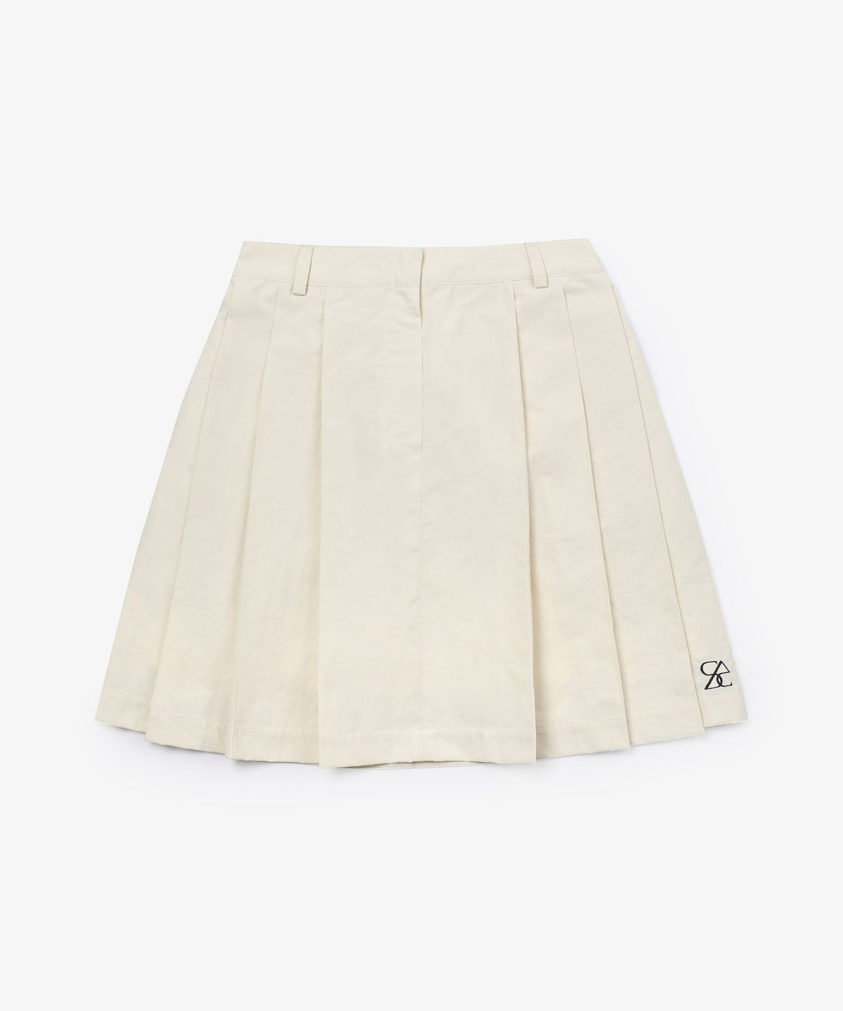 솔트앤초콜릿(SALT AND CHOCOLATE) SAC 나일론 플리츠 스커트 크림 4W232Z001