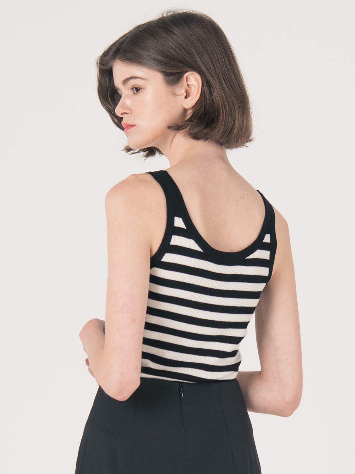 웬스데이딜라잇(WEDNESDAY DELIGHT) WED_Summer simple stripe top_WHITE
