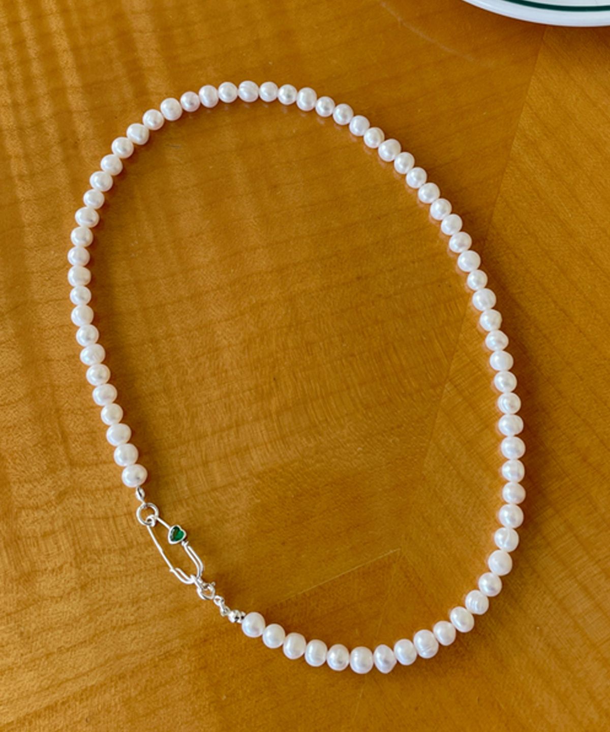 누아보(NUAVO) Heart clip pearl M