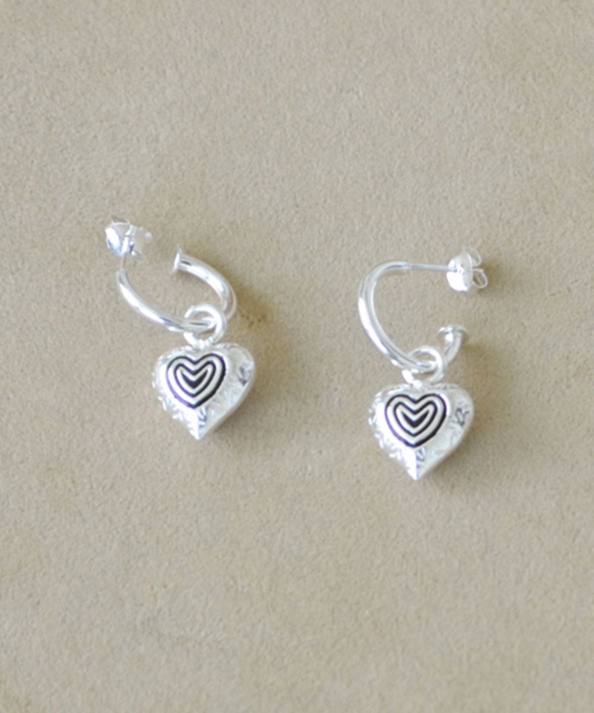 누아보(NUAVO) Heart memory earring