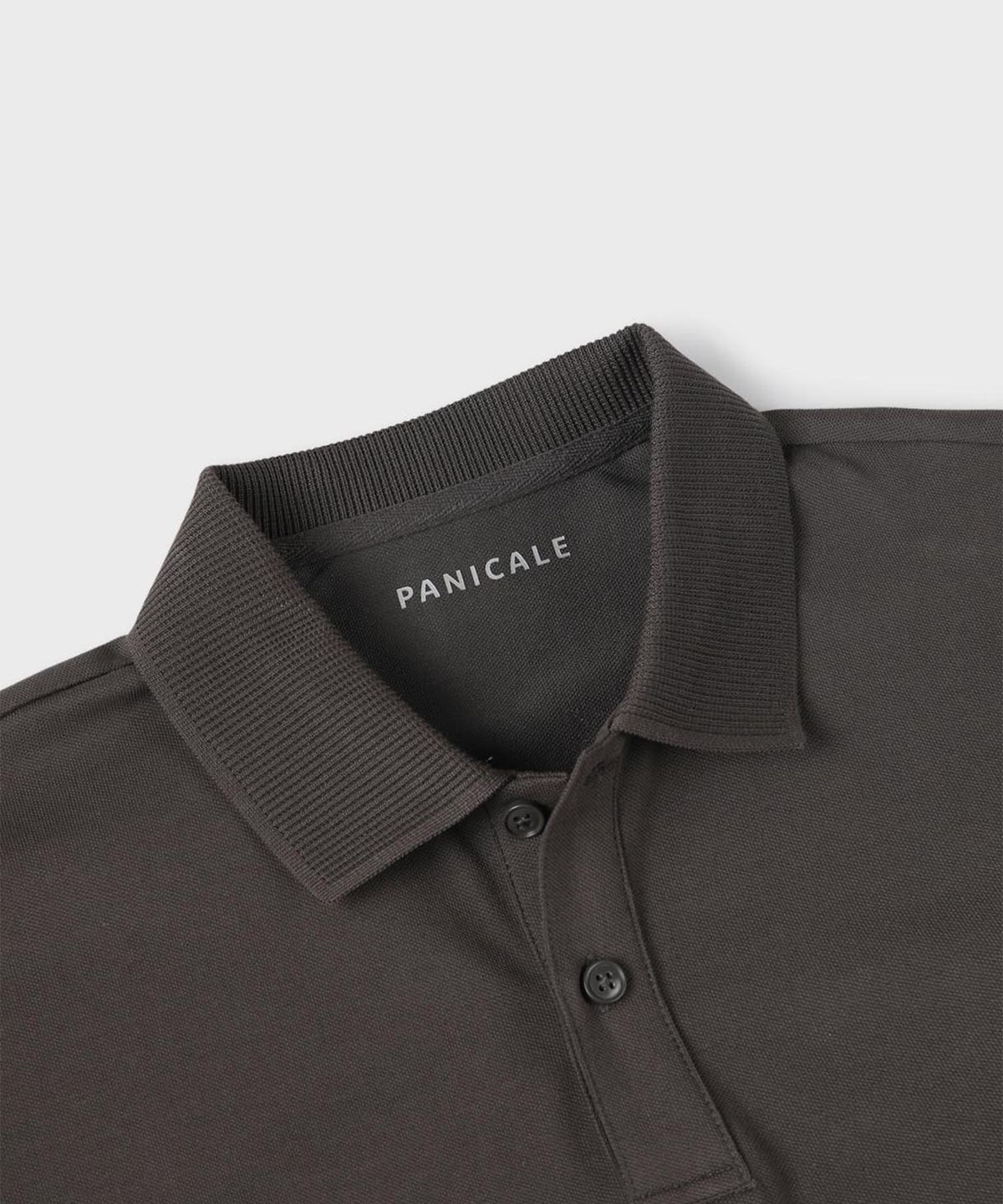 빠니깔레(PANICALE) 베이직 로고 피케 폴로 티셔츠 [차콜]