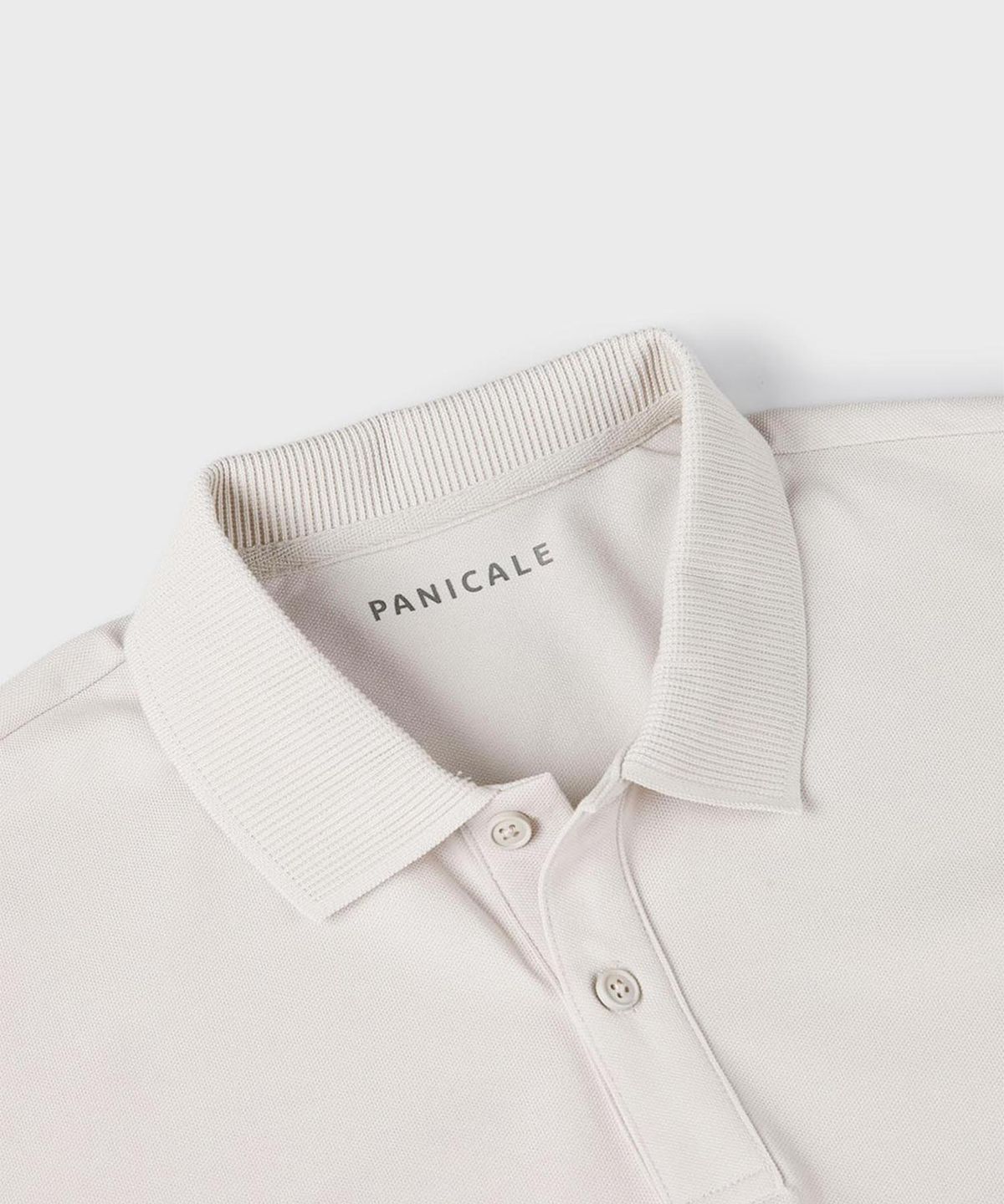 빠니깔레(PANICALE) 베이직 로고 피케 폴로 티셔츠 [베이지]
