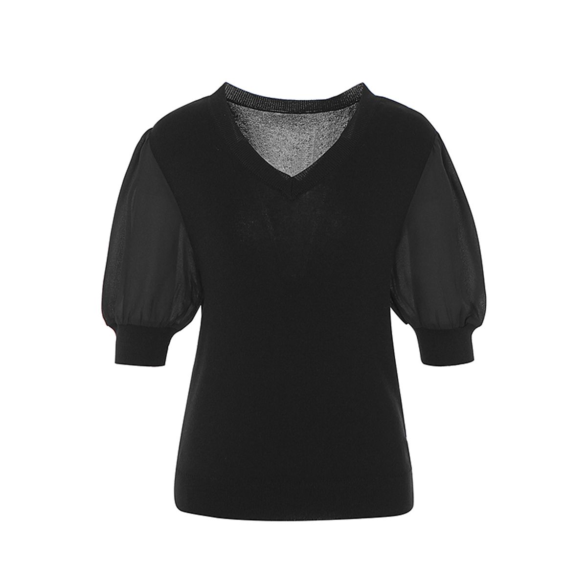 숲(SOUP) 퍼프 슬리브 반팔 니트(SZ5SK30)