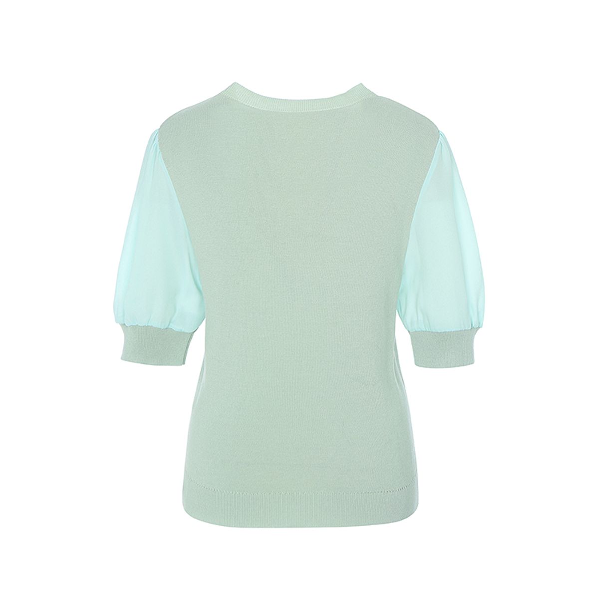 숲(SOUP) 퍼프 슬리브 반팔 니트(SZ5SK30)