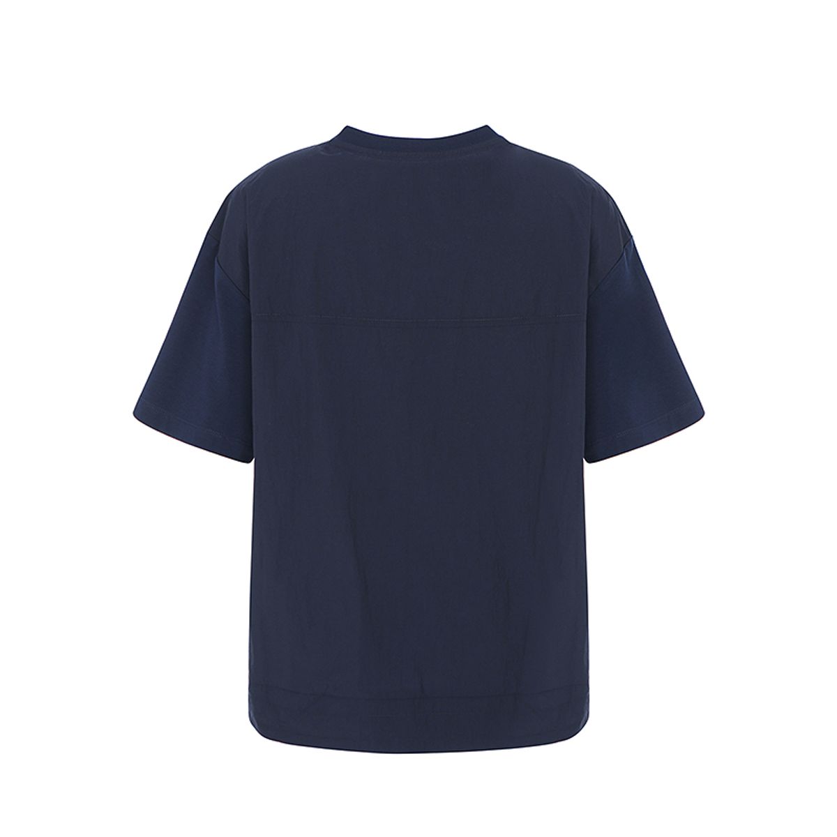 숲(SOUP) 레터링 백 우븐 배색 티셔츠(SZ5ST30)