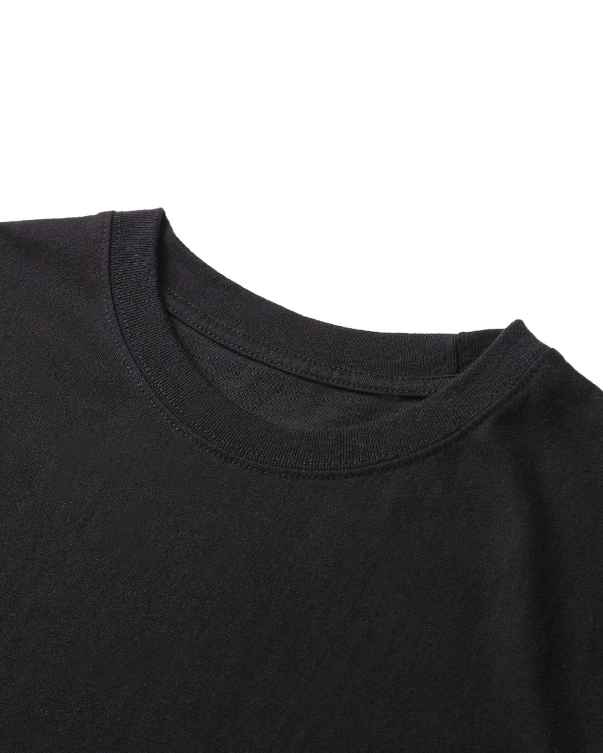 암피스트(AMFEAST) ENGRAVED FLOWERS HALF SLEEVES T SHIRTS Black