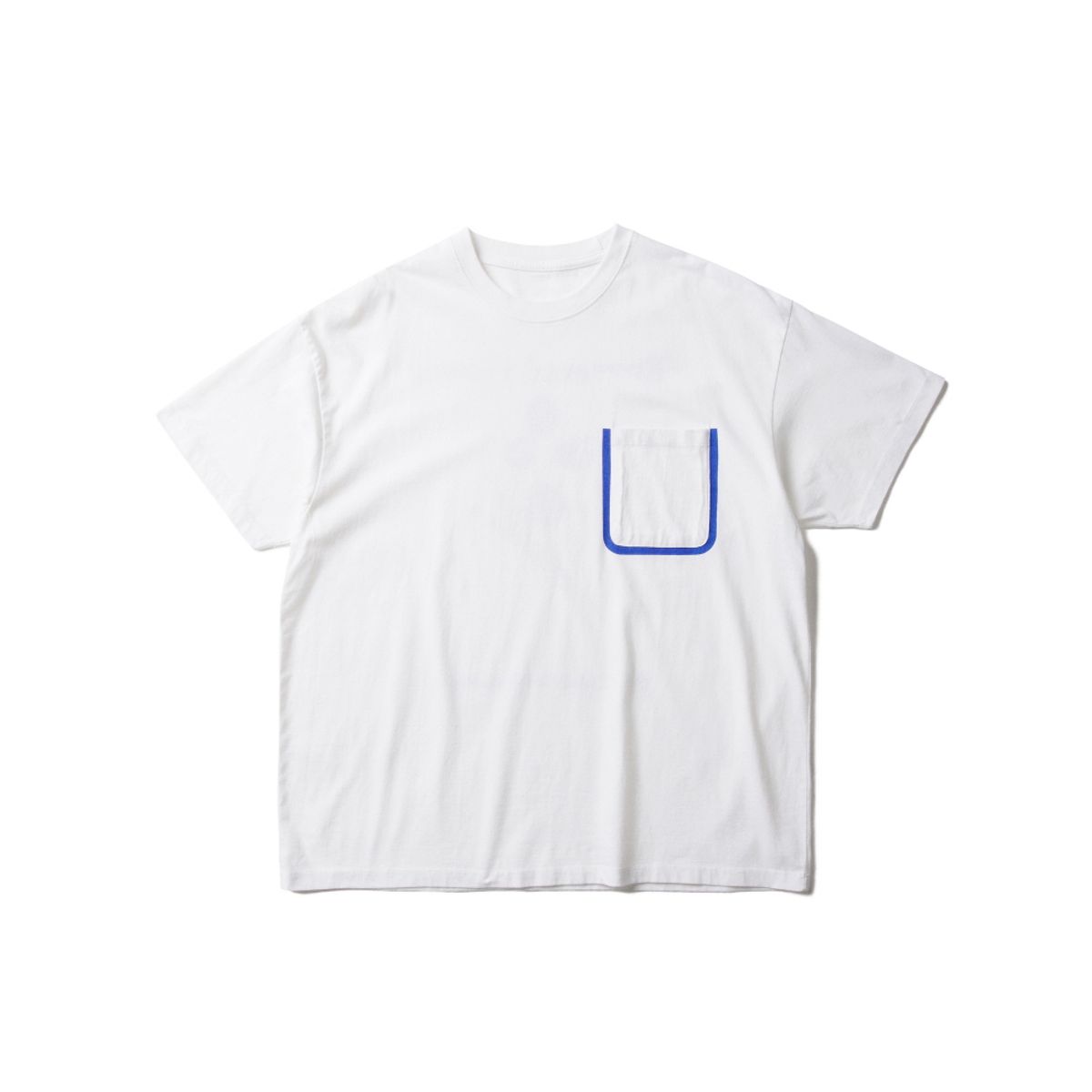 암피스트(AMFEAST) ENGRAVED FLOWERS HALF SLEEVES T SHIRTS White