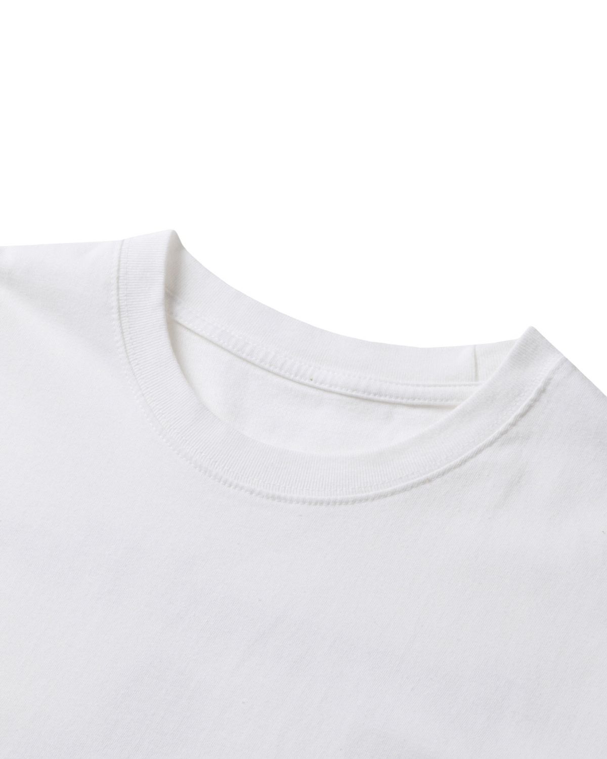 암피스트(AMFEAST) ENGRAVED FLOWERS HALF SLEEVES T SHIRTS White