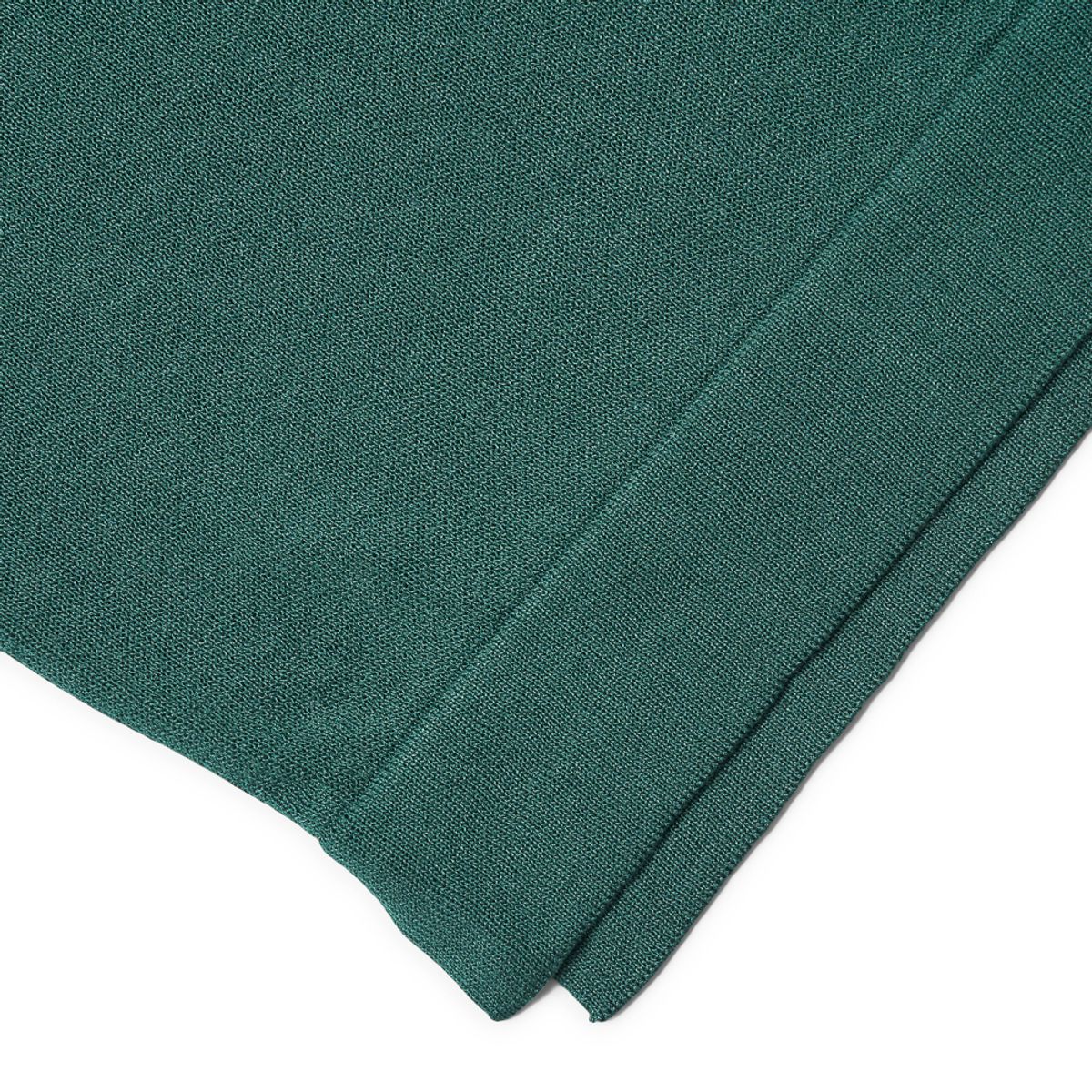 베르노(VERNO) [Casual] Linen like short sleeve round knit Green