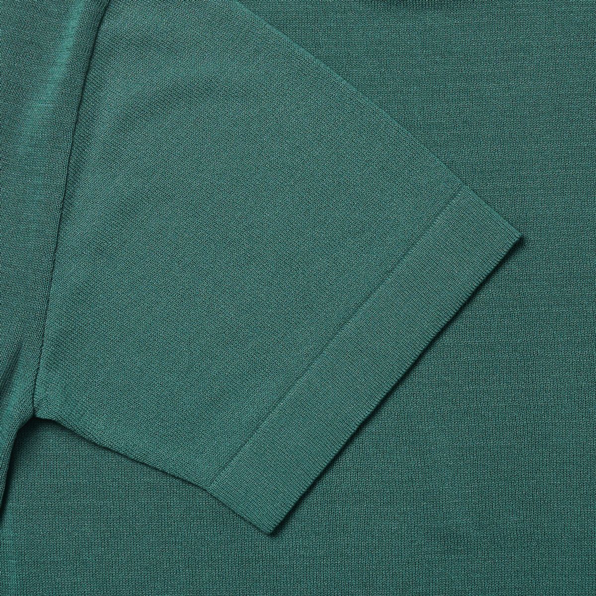 베르노(VERNO) [Casual] Linen like short sleeve round knit Green